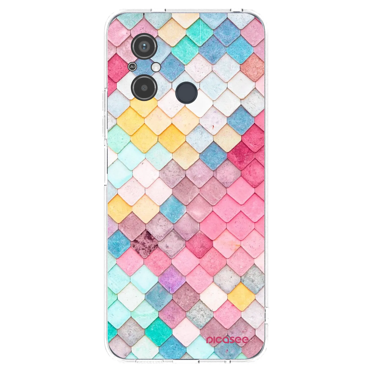 Picasee husă transparentă din silicon pentru Xiaomi Redmi 12C - Colorful roof