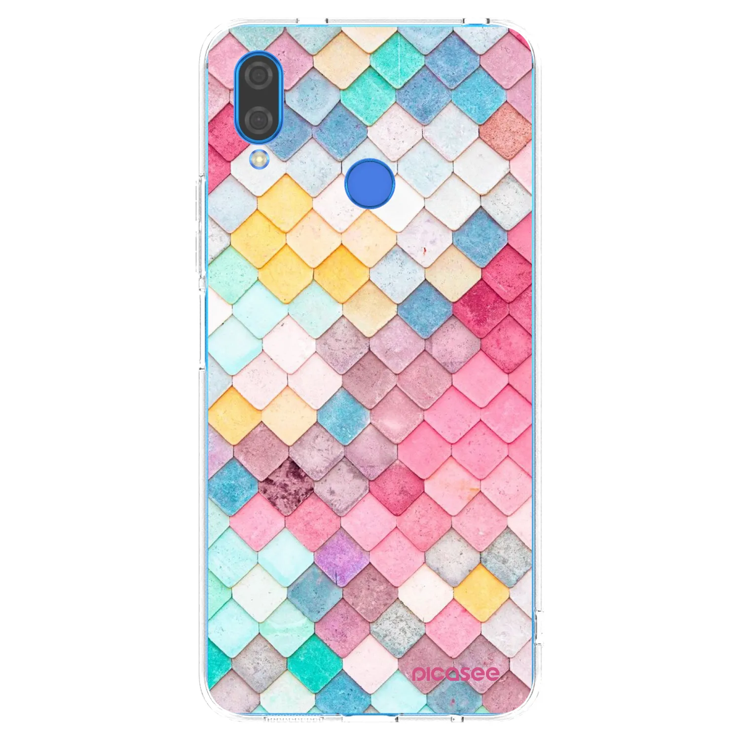 Picasee husă transparentă din silicon pentru Huawei Nova 3 - Colorful roof