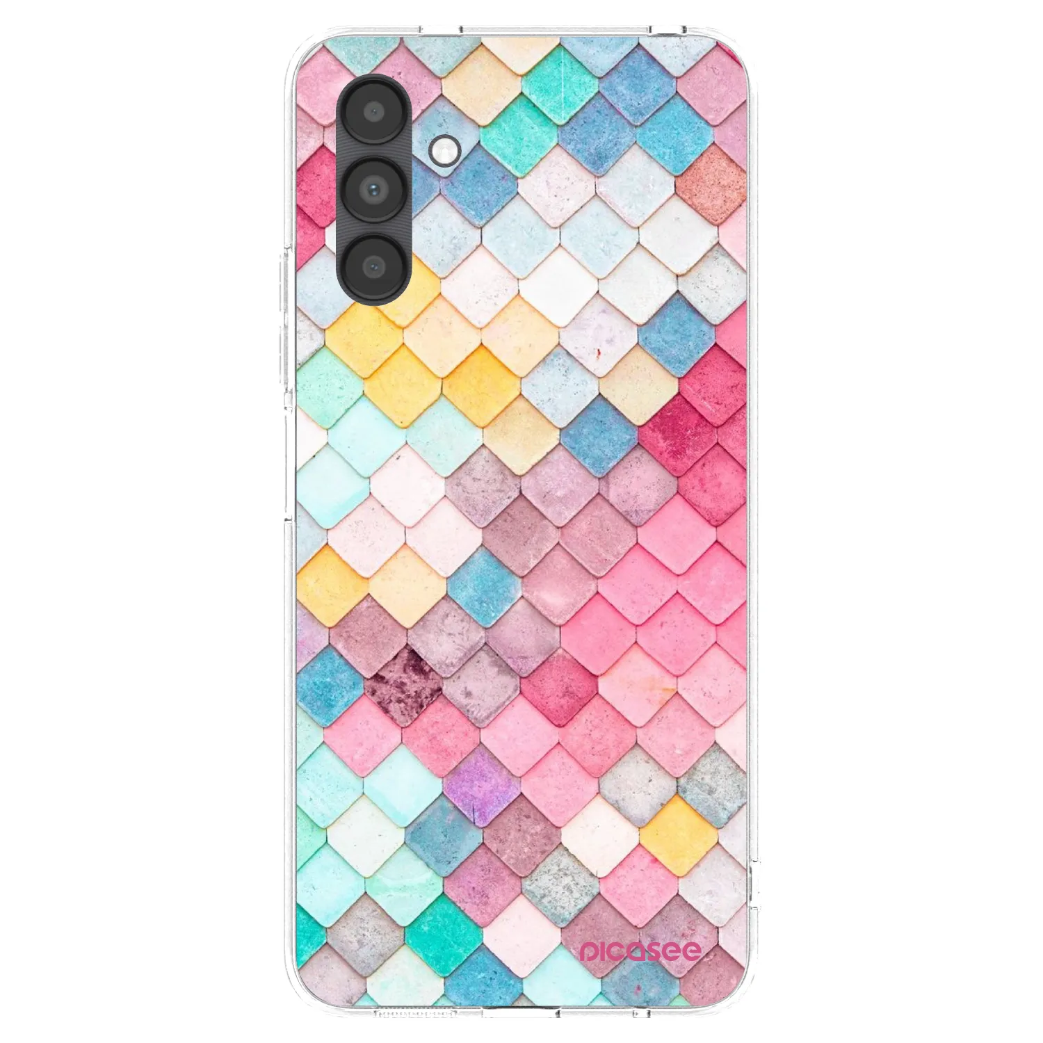 Picasee husă transparentă din silicon pentru Samsung Galaxy A04s A047F - Colorful roof
