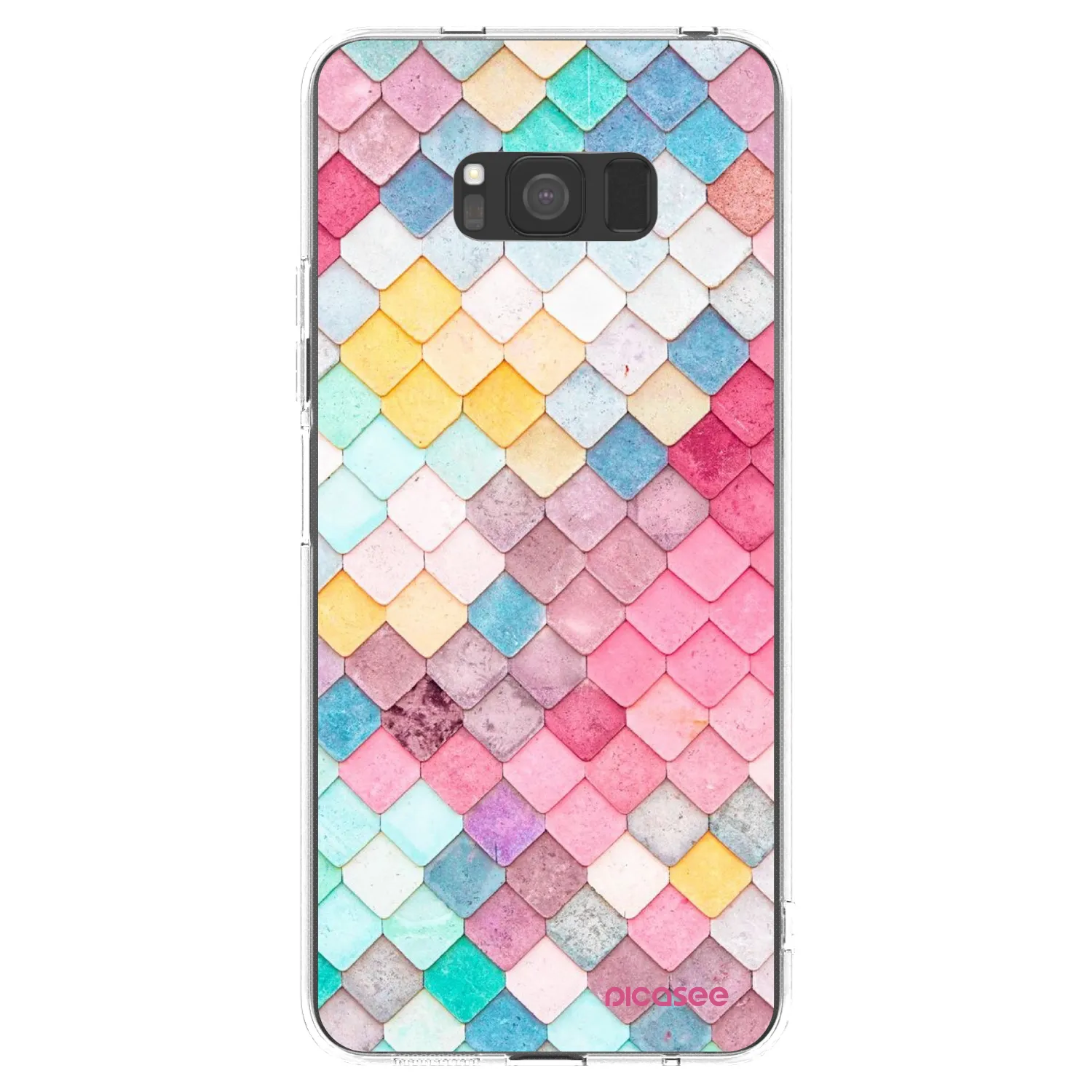 Picasee husă transparentă din silicon pentru Samsung Galaxy S8 G950F - Colorful roof