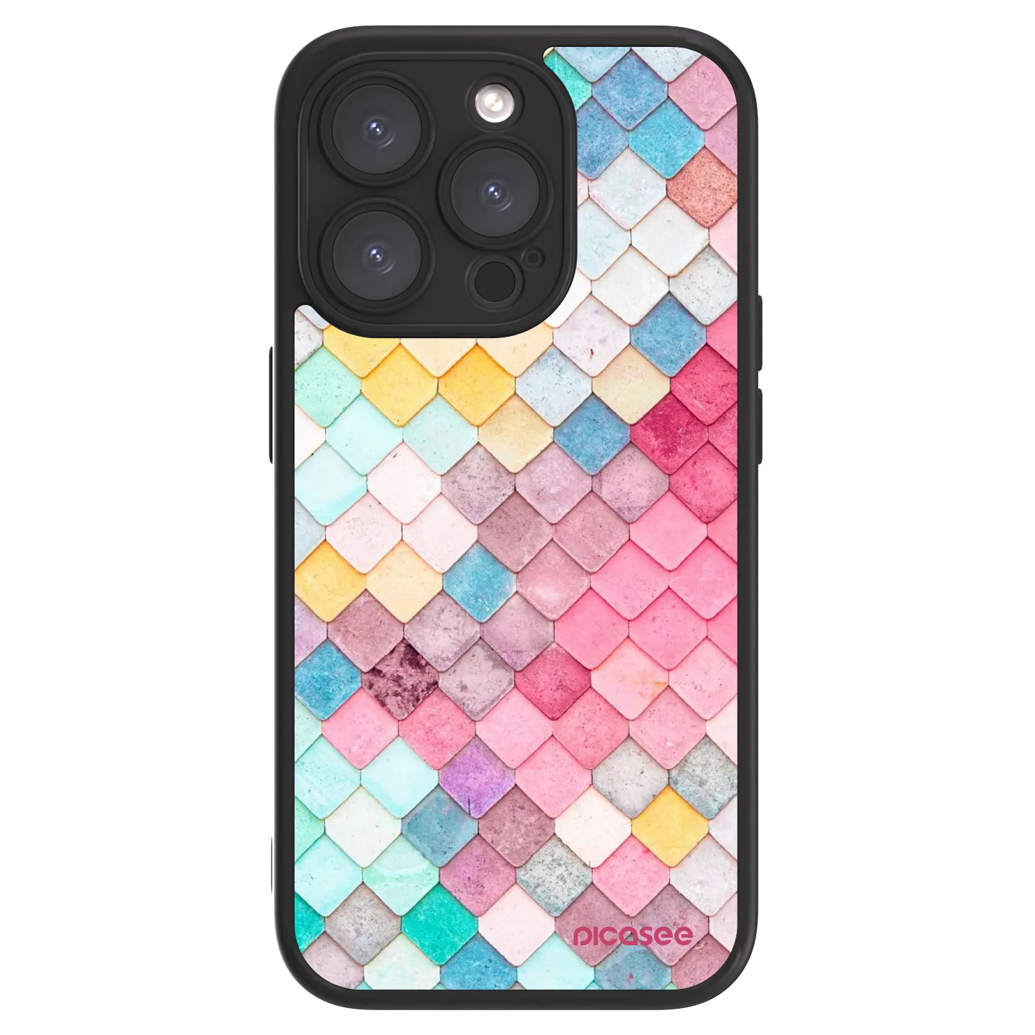 Picasee ULTIMATE CASE MagSafe pentru Apple iPhone 15 Pro - Colorful roof