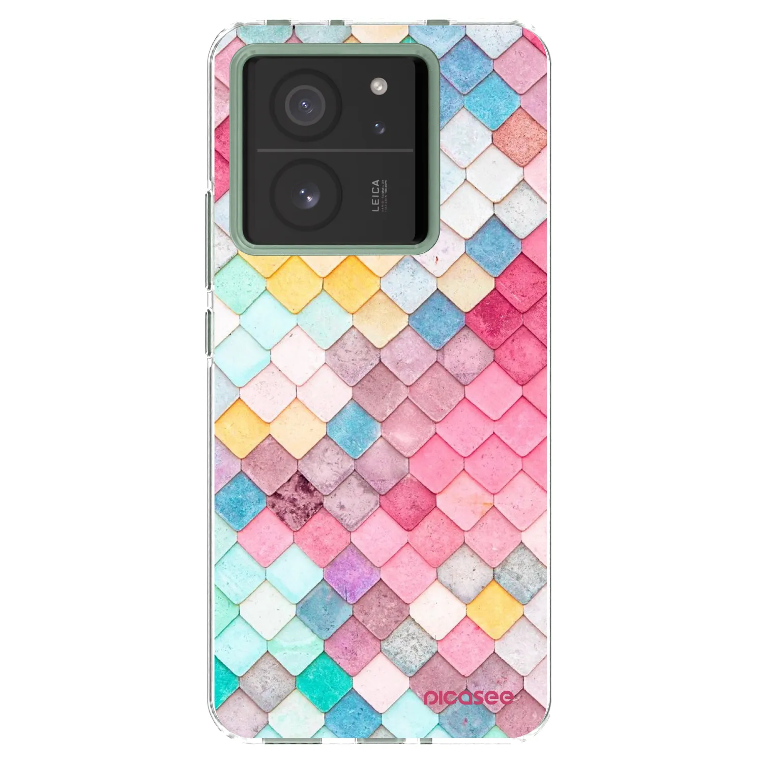 Picasee husă transparentă din silicon pentru Xiaomi 13T - Colorful roof