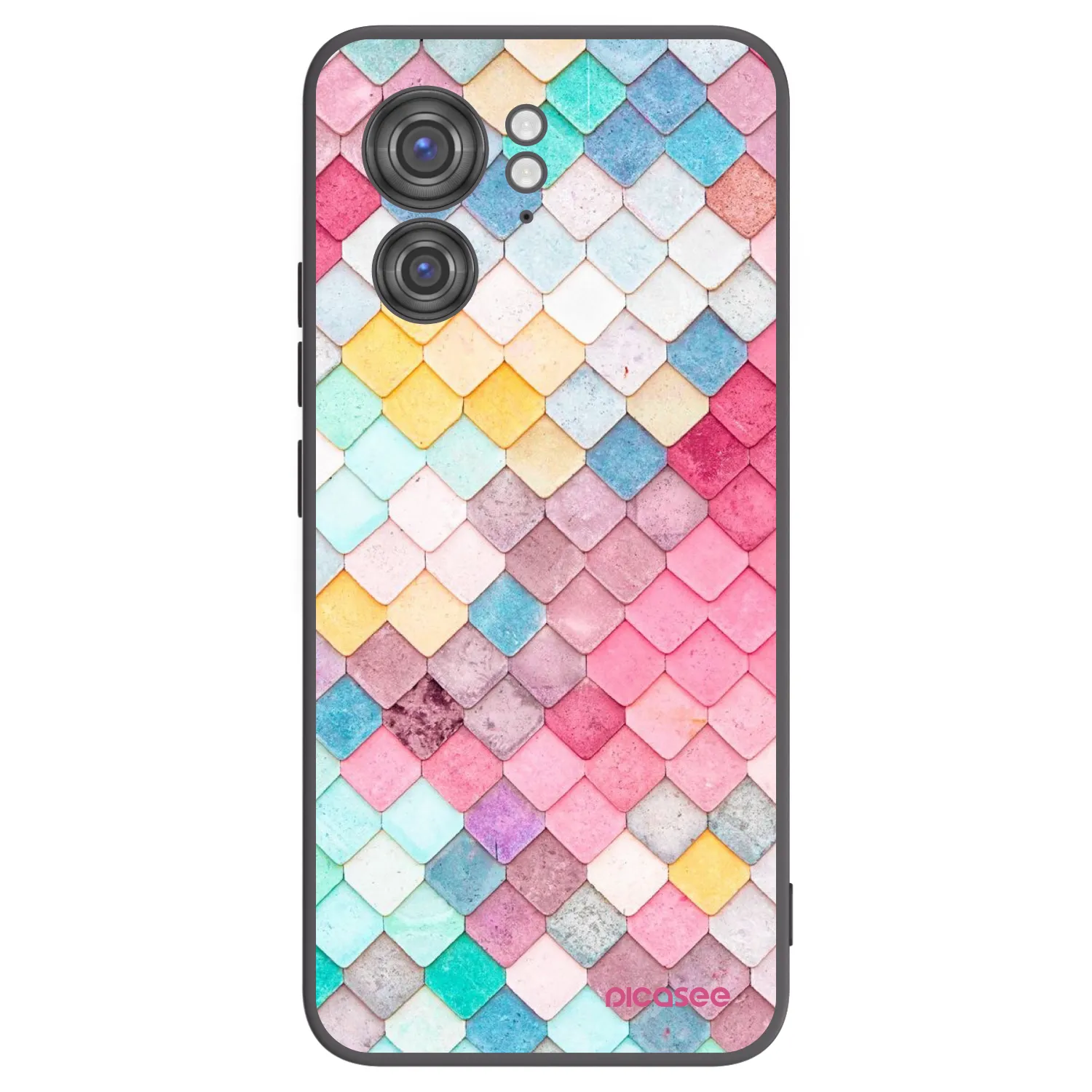 Picasee husă neagră din silicon pentru Motorola Edge 40 - Colorful roof