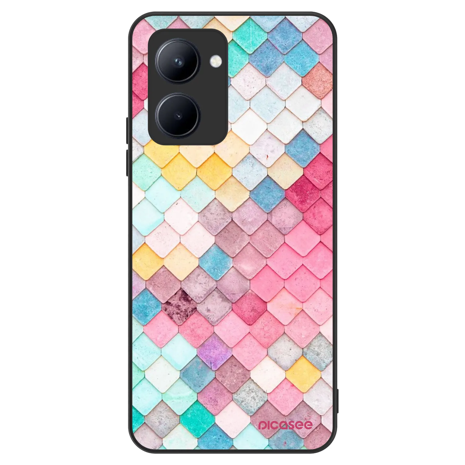 Picasee ULTIMATE CASE pentru Realme C33 (2023) - Colorful roof
