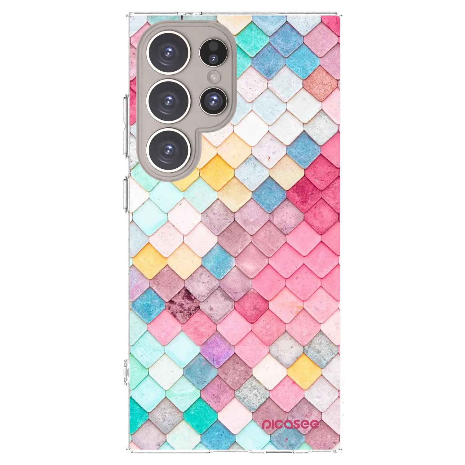 Picasee husă transparentă din silicon pentru Samsung Galaxy S24 Ultra S928B 5G - Colorful roof