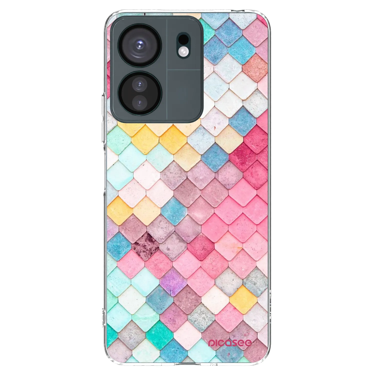 Picasee husă transparentă din silicon pentru Xiaomi Redmi 13C 4G - Colorful roof