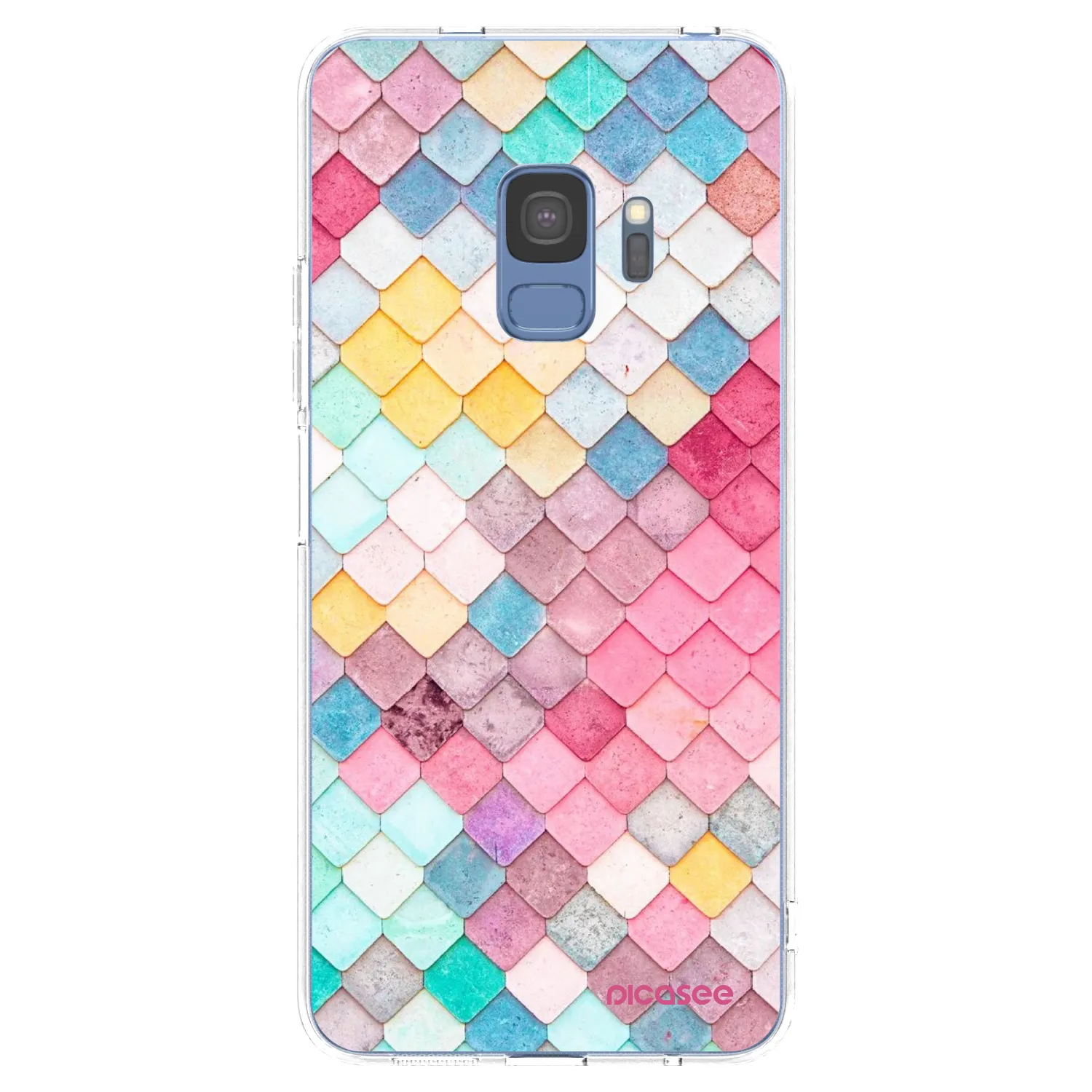 Picasee husă transparentă din silicon pentru Samsung Galaxy S9 G960F - Colorful roof