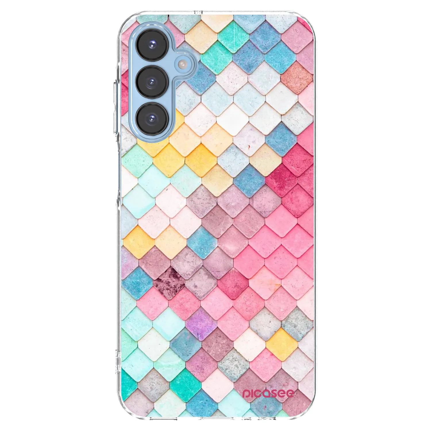 Picasee husă transparentă din silicon pentru Samsung Galaxy A15 A156B 5G - Colorful roof