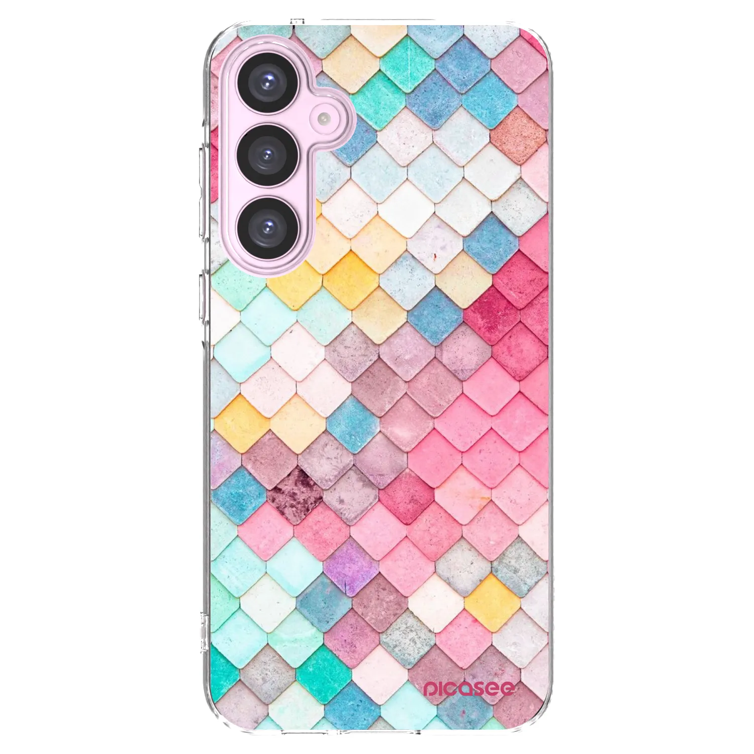 Picasee husă transparentă din silicon pentru Samsung Galaxy A55 5G A556B - Colorful roof
