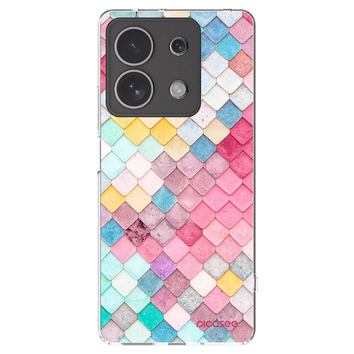 Picasee husă transparentă din silicon pentru Xiaomi Redmi Note 13 4G - Colorful roof