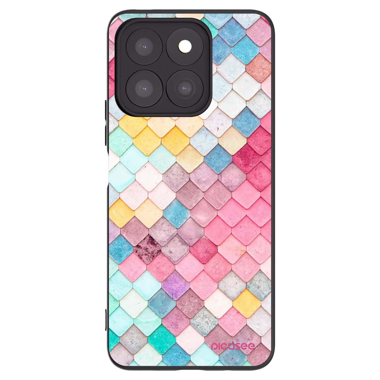 Picasee husă neagră din silicon pentru Honor X8b - Colorful roof