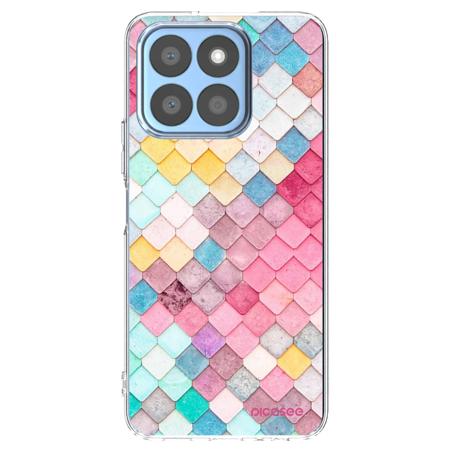 Picasee husă transparentă din silicon pentru Honor X8b - Colorful roof