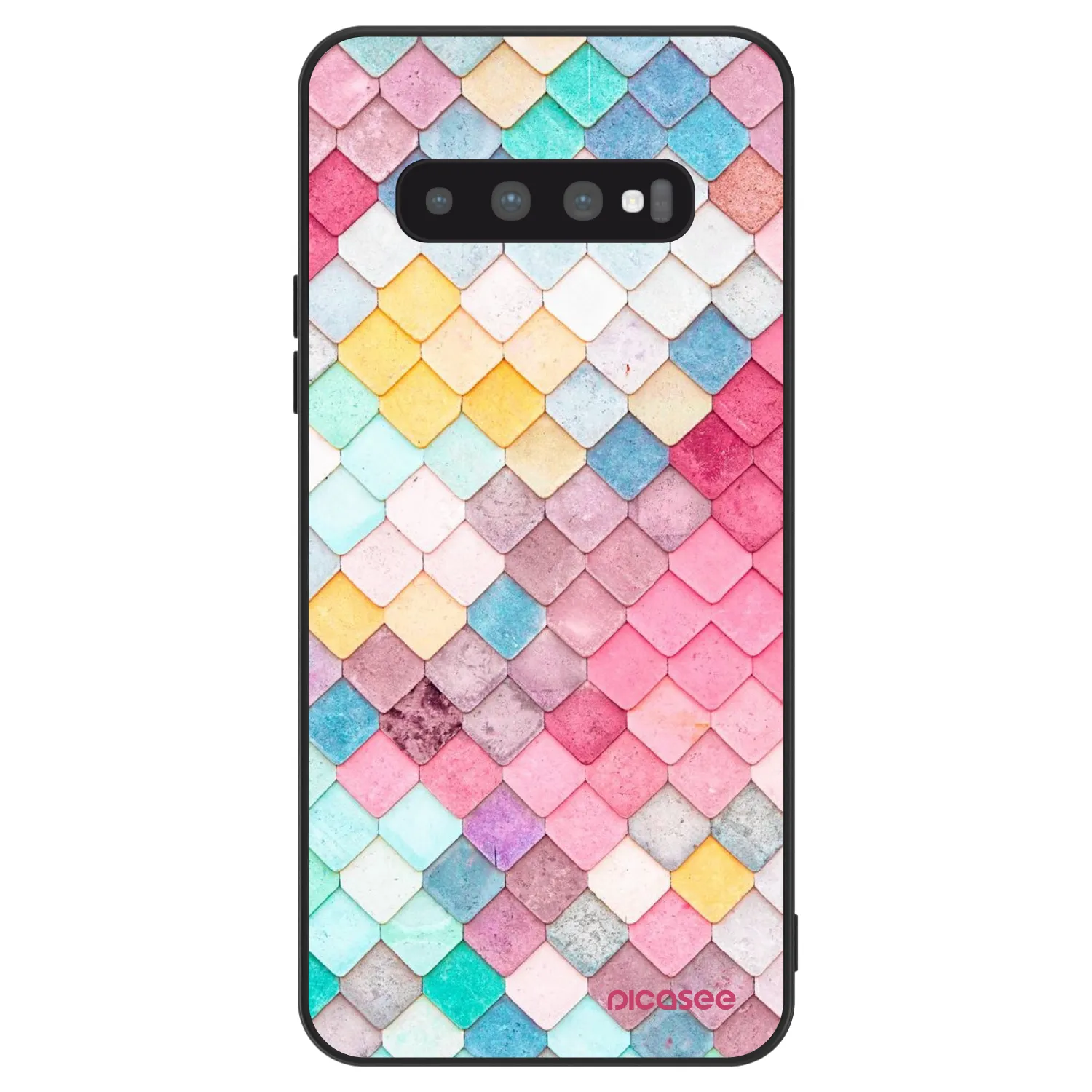 Picasee ULTIMATE CASE pentru Samsung Galaxy S10 Plus G975 - Colorful roof