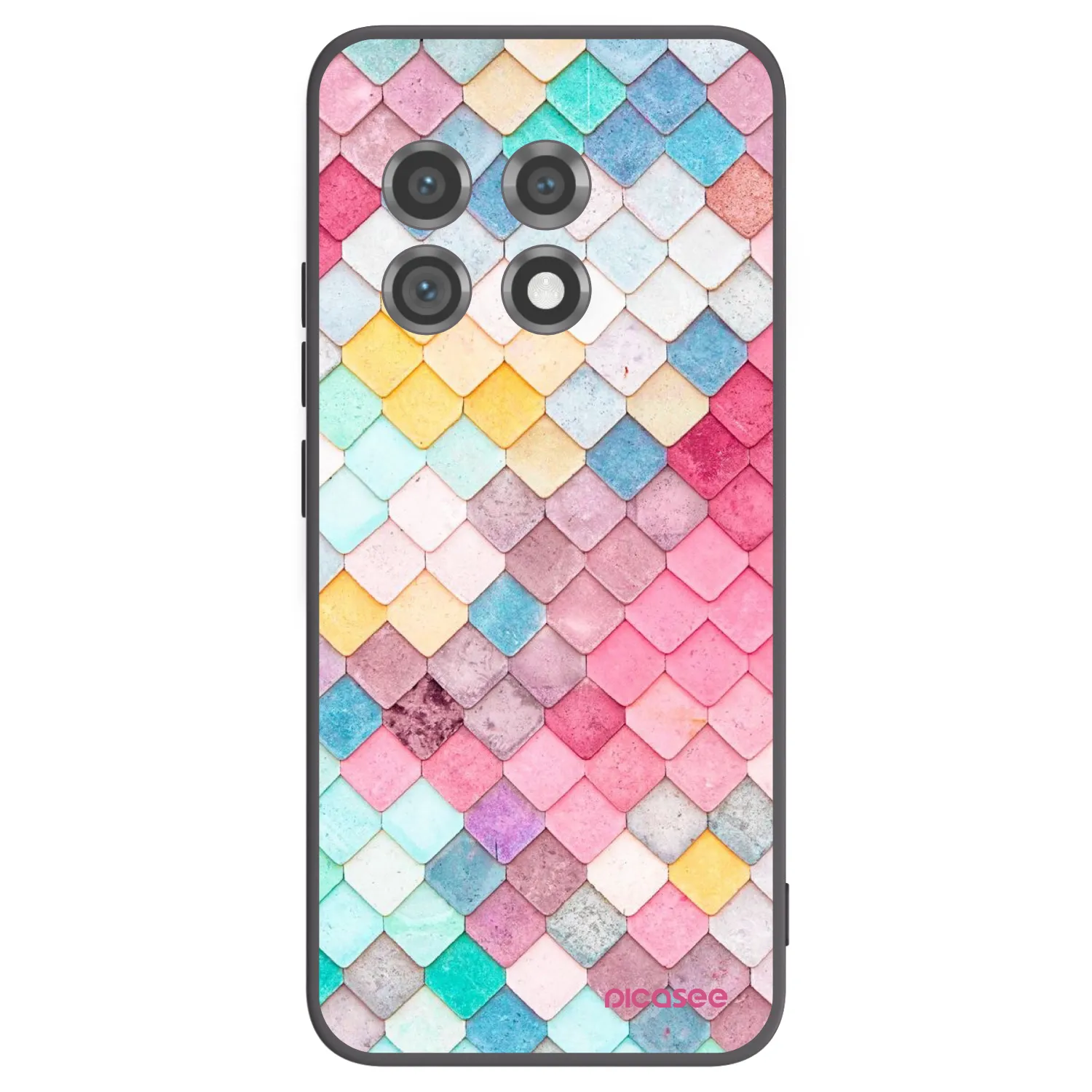 Picasee husă neagră din silicon pentru OnePlus 11 5G - Colorful roof