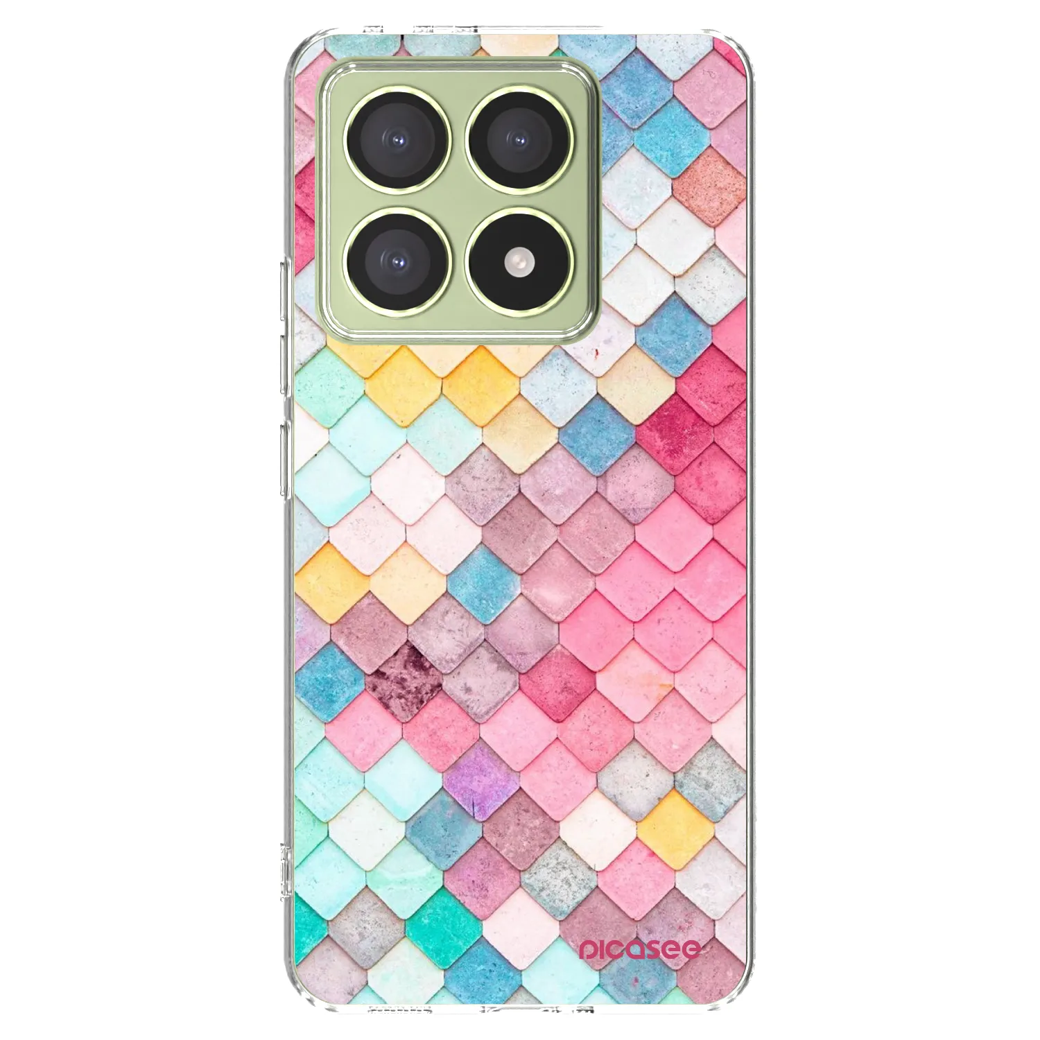 Picasee husă transparentă din silicon pentru Xiaomi 14T - Colorful roof