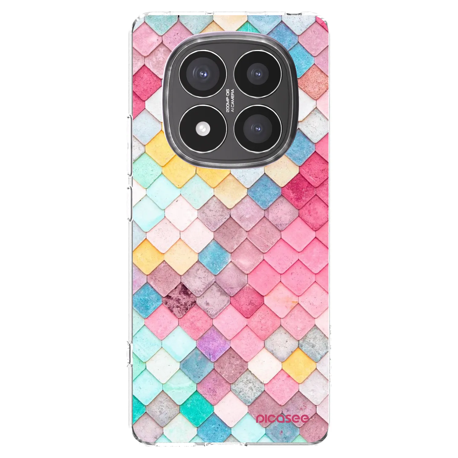 Picasee husă transparentă din silicon pentru Xiaomi Redmi Note 14 Pro+ 5G - Colorful roof