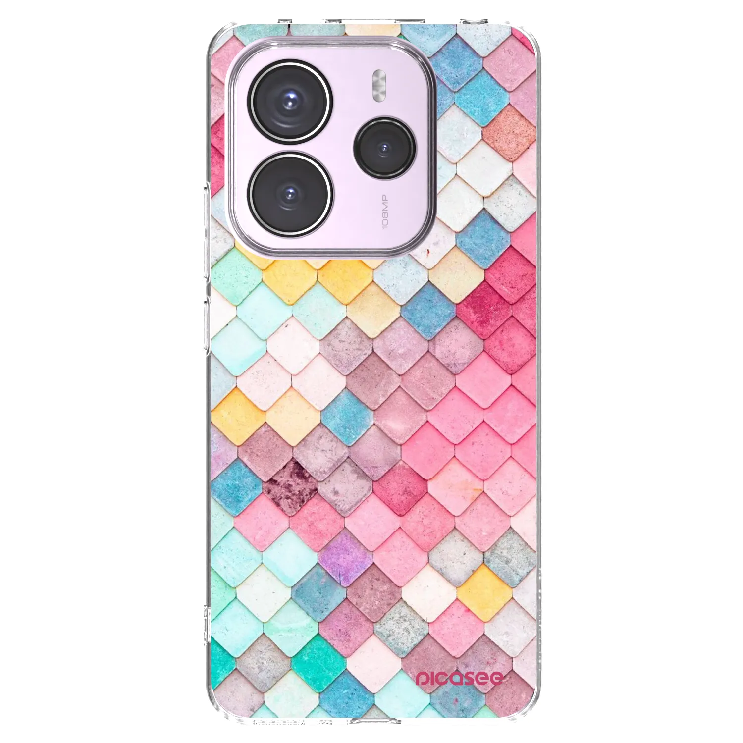 Picasee husă transparentă din silicon pentru Xiaomi Redmi Note 14 5G - Colorful roof