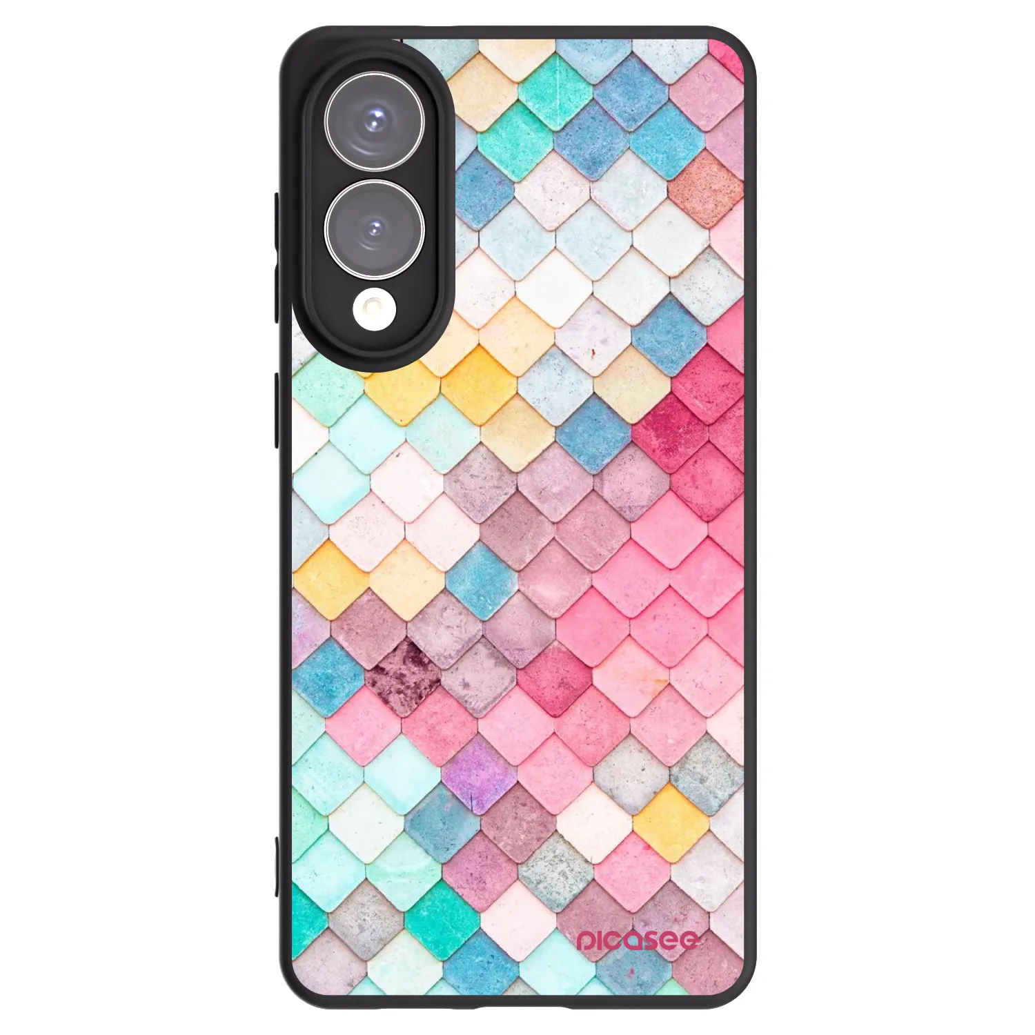 Picasee husă neagră din silicon pentru Samsung Galaxy S25 Edge 5G - Colorful roof
