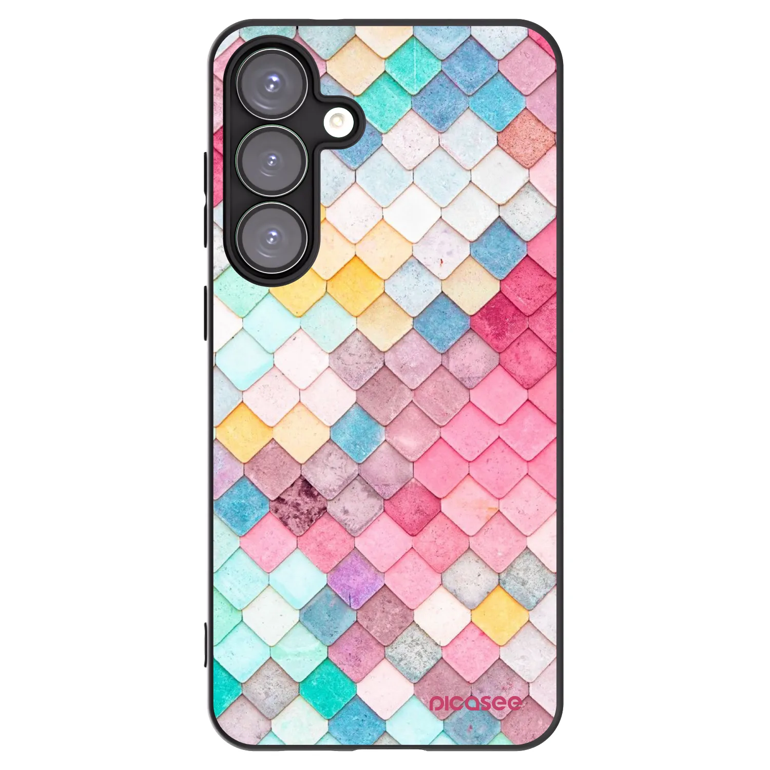Picasee husă neagră din silicon pentru Samsung Galaxy S25+ 5G - Colorful roof