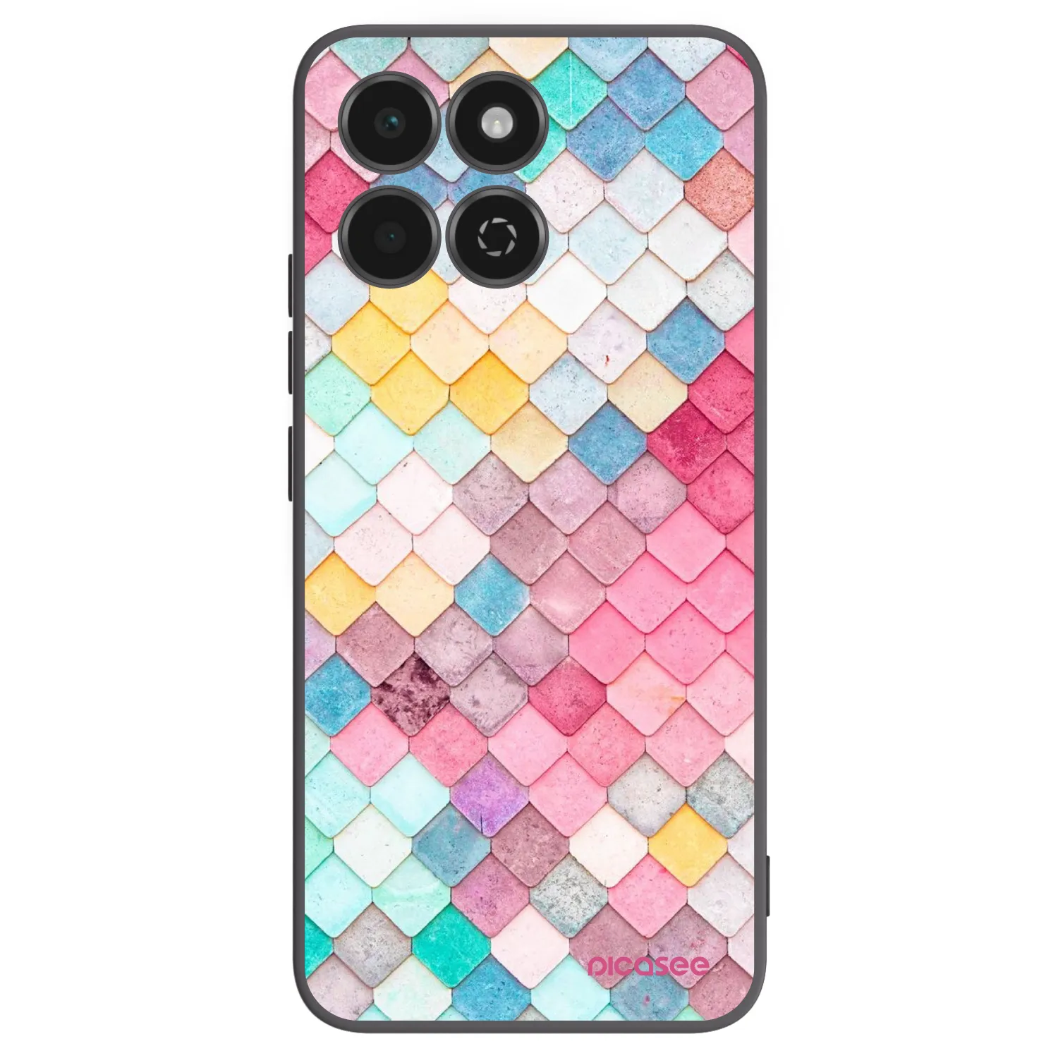 Picasee husă neagră din silicon pentru Honor 200 Smart 5G - Colorful roof