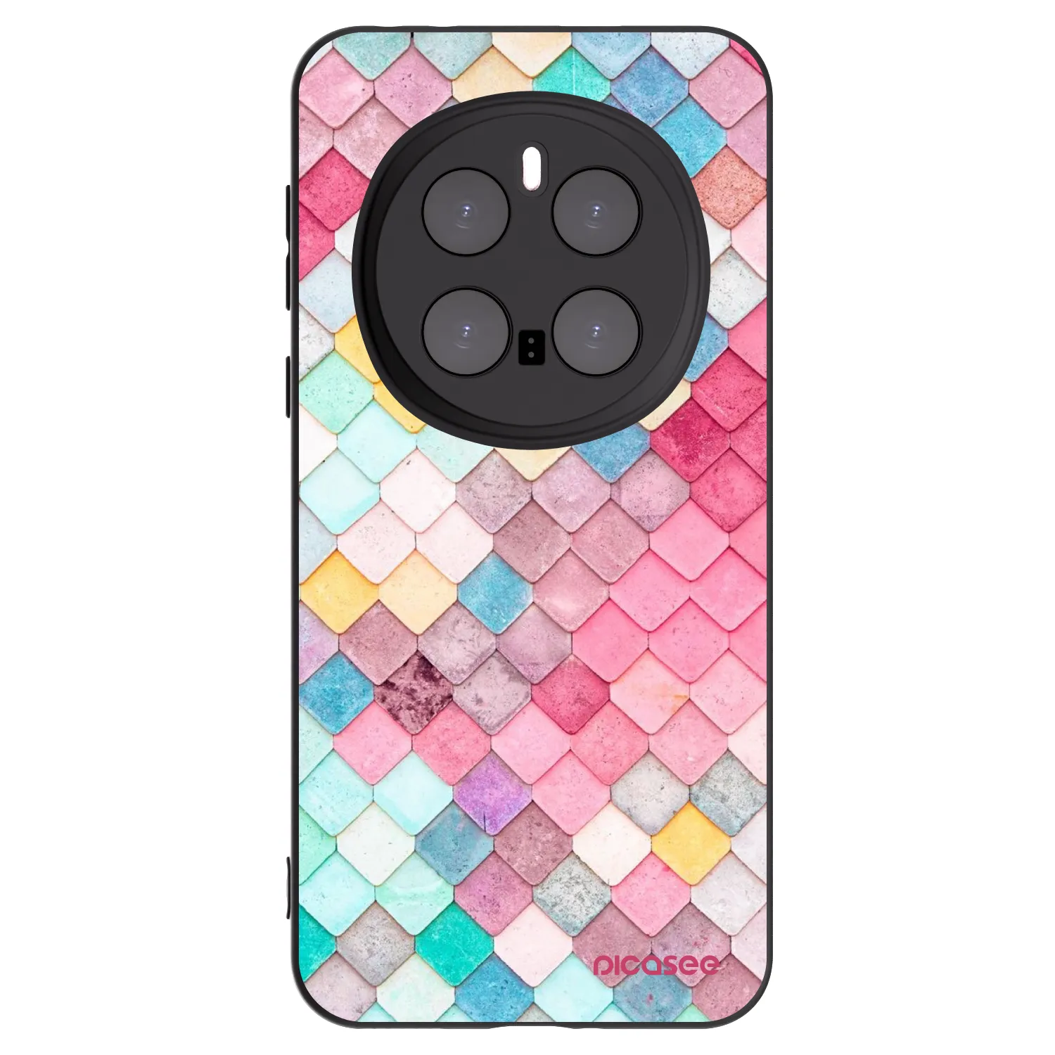 Picasee husă neagră din silicon pentru Honor Magic7 Pro 5G - Colorful roof