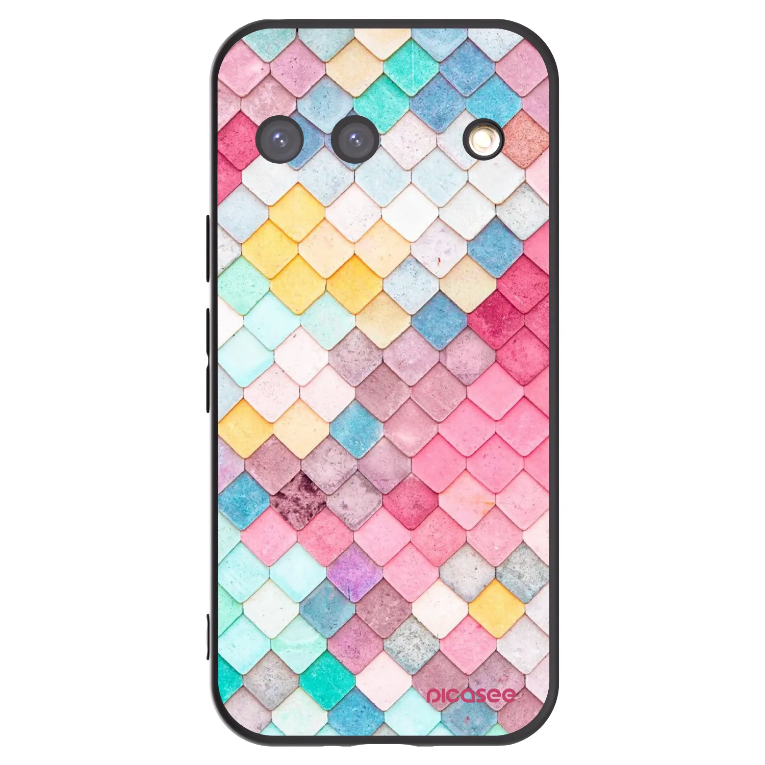 Picasee husă neagră din silicon pentru Google Pixel 9 - Colorful roof