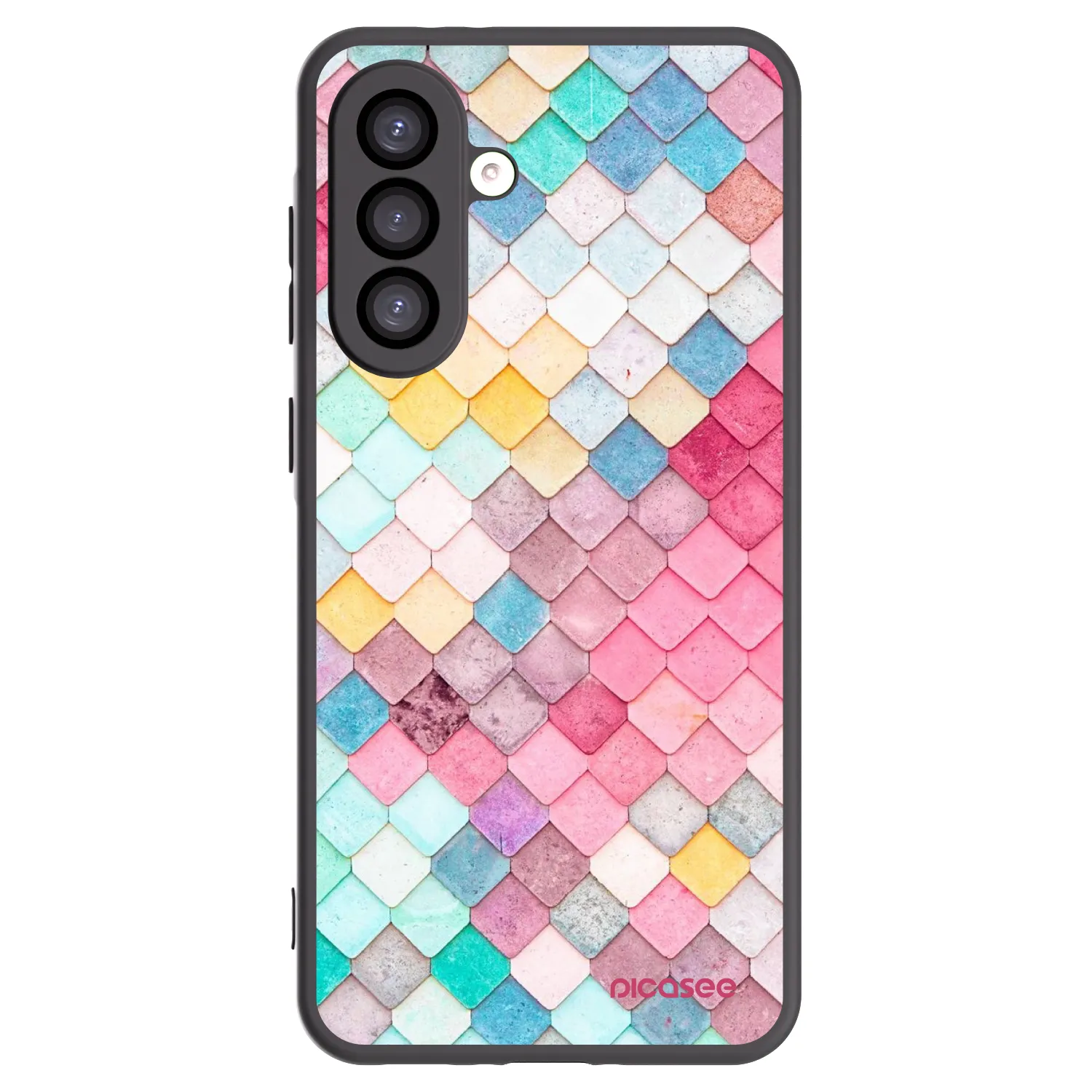 Picasee husă neagră din silicon pentru Samsung Galaxy A26 5G A266B - Colorful roof