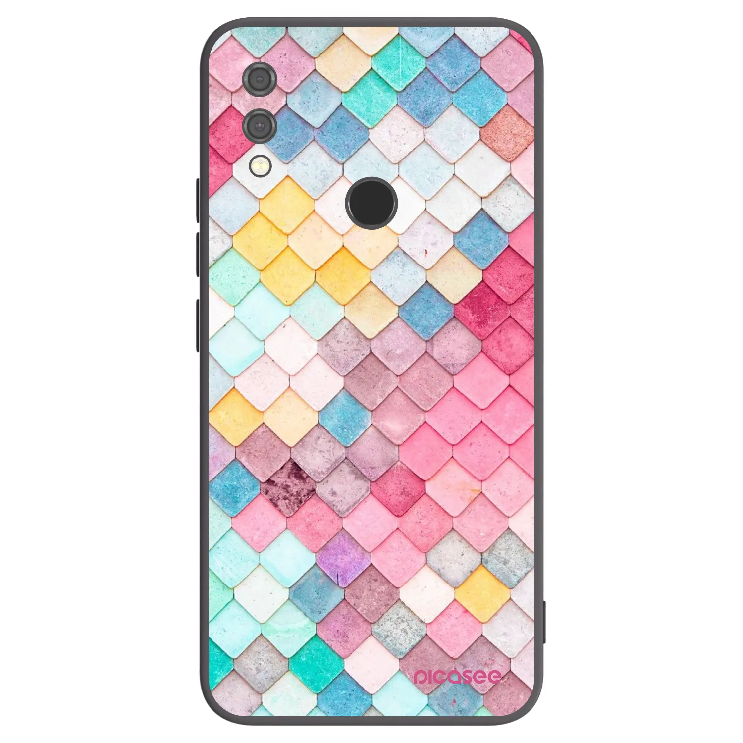 Picasee husă neagră din silicon pentru Xiaomi Redmi Note 7 - Colorful roof