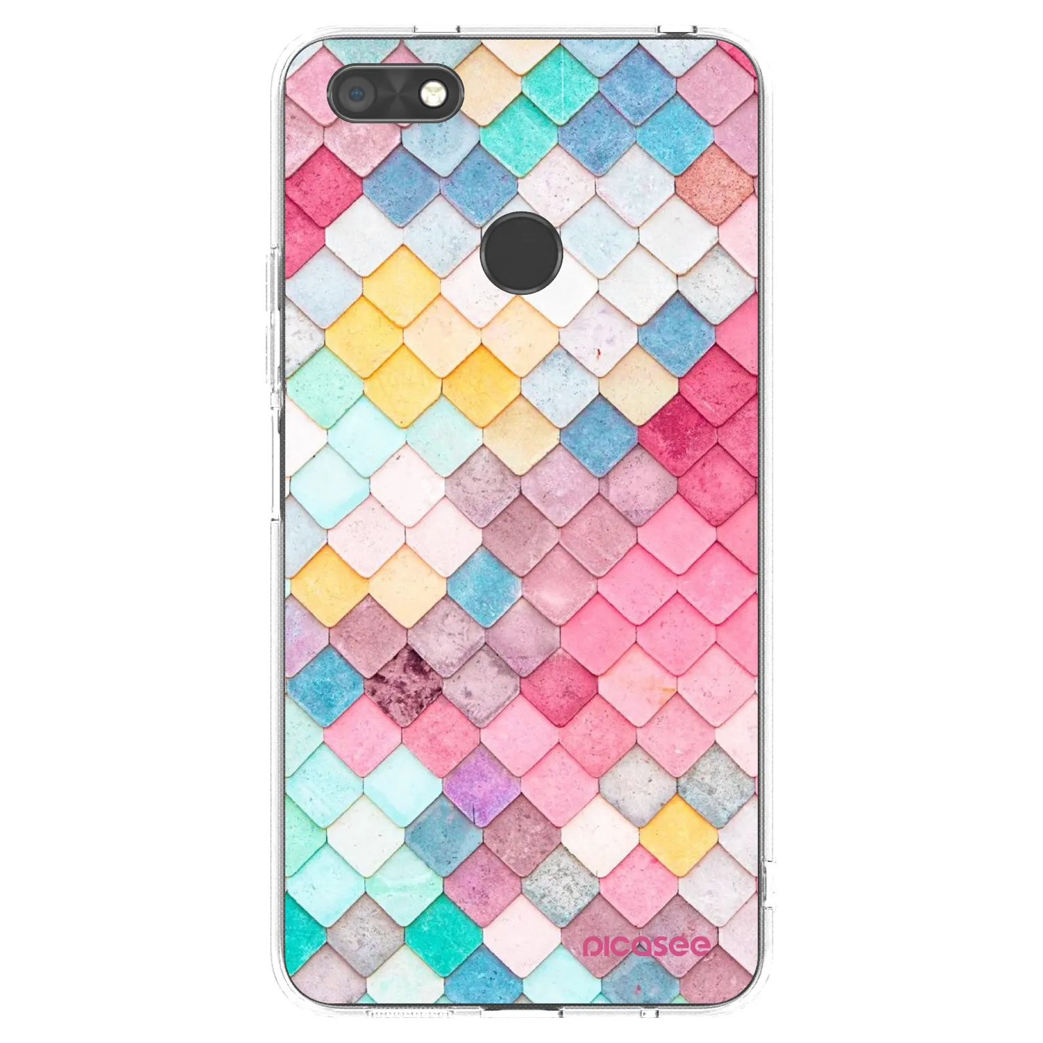 Picasee husă transparentă din silicon pentru Huawei P9 Lite Mini - Colorful roof