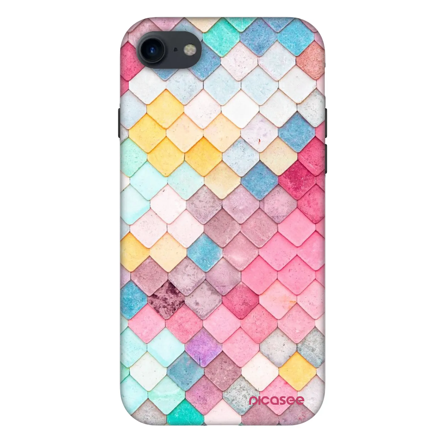 Picasee Fashion Case pentru Apple iPhone SE 2022 - Colorful roof