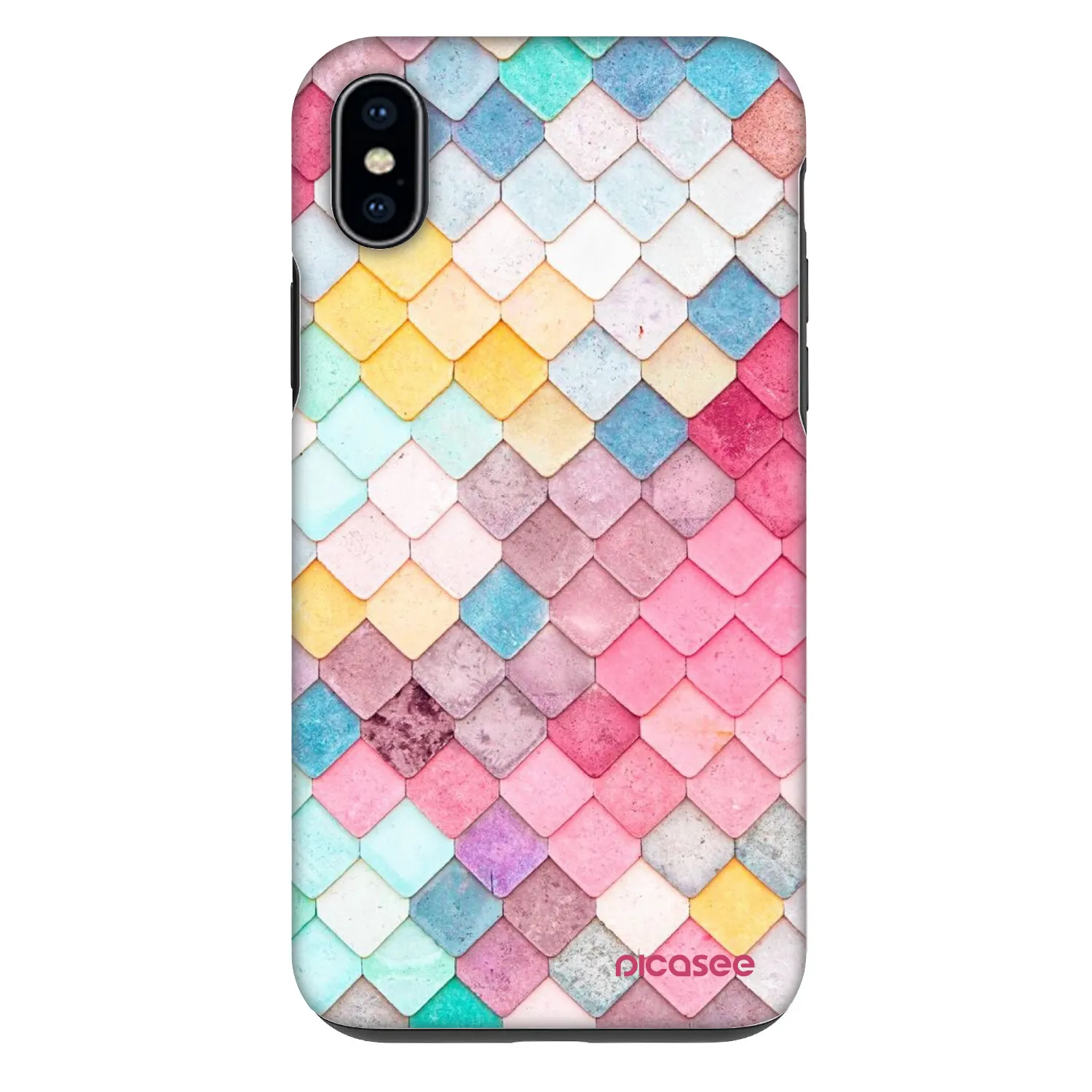Picasee Fashion Case pentru Apple iPhone XS Max - Colorful roof