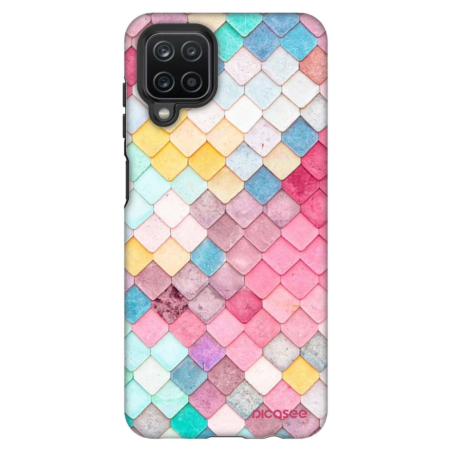 Picasee Fashion Case pentru Samsung Galaxy A12 A125F - Colorful roof