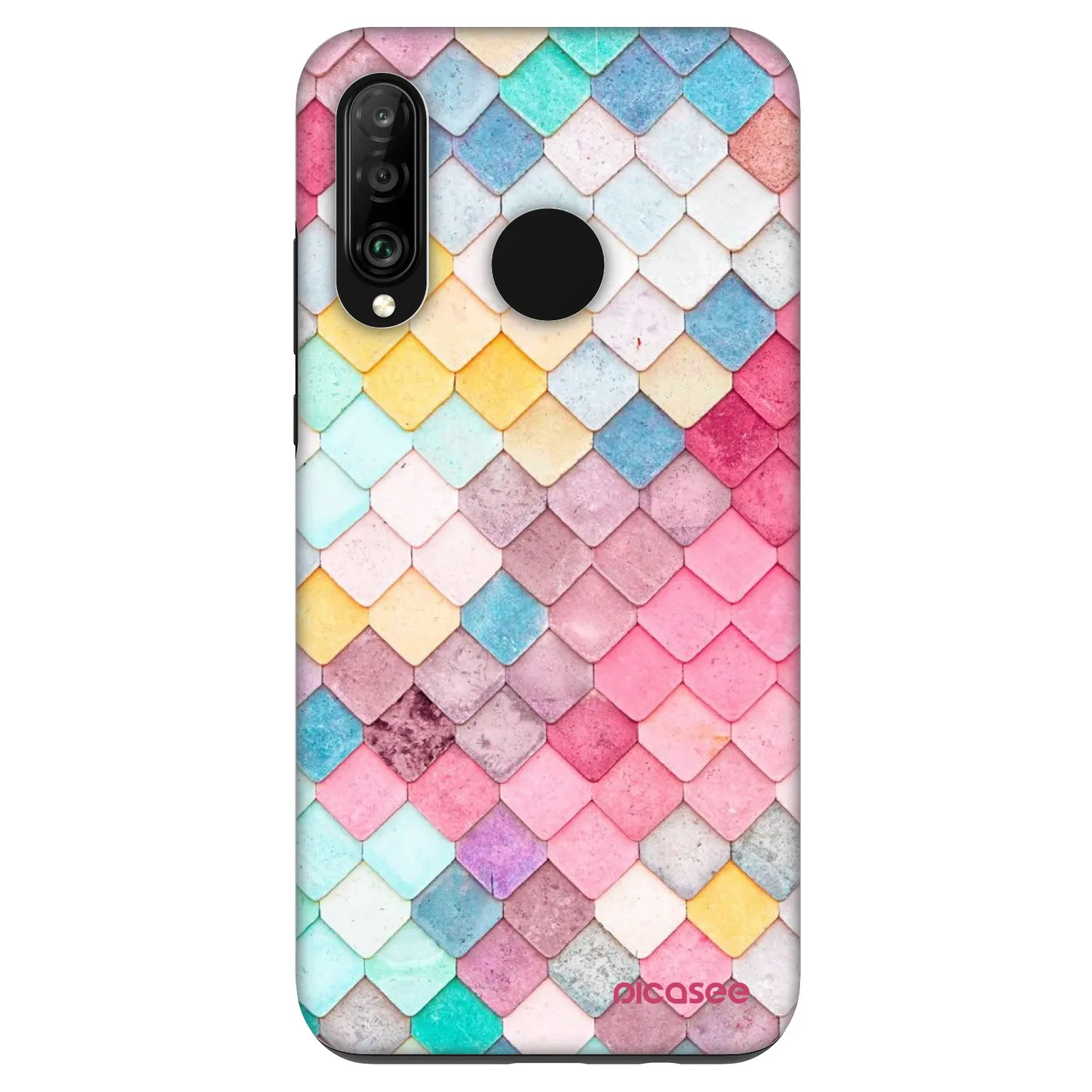 Picasee Fashion Case pentru Huawei P30 Lite - Colorful roof