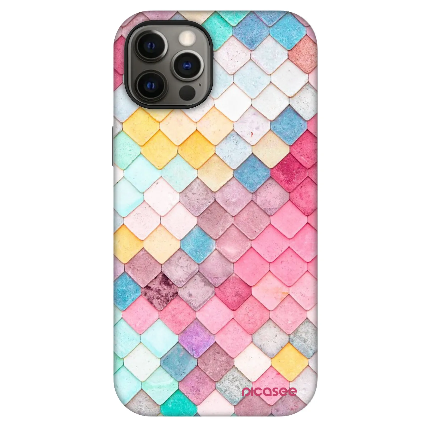 Picasee Fashion Case MagSafe pentru Apple iPhone 12 - Colorful roof