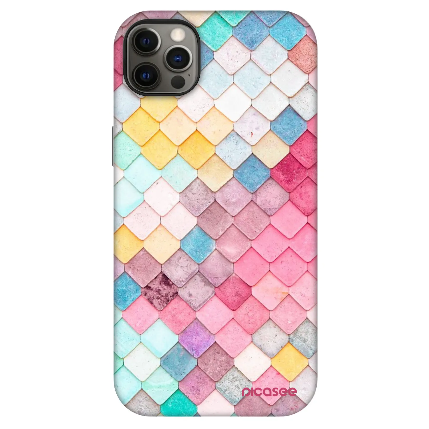 Picasee Fashion Case MagSafe pentru Apple iPhone 12 Pro Max - Colorful roof