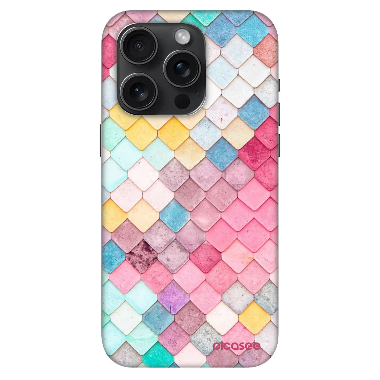 Picasee Fashion Case MagSafe pentru Apple iPhone 15 Pro - Colorful roof