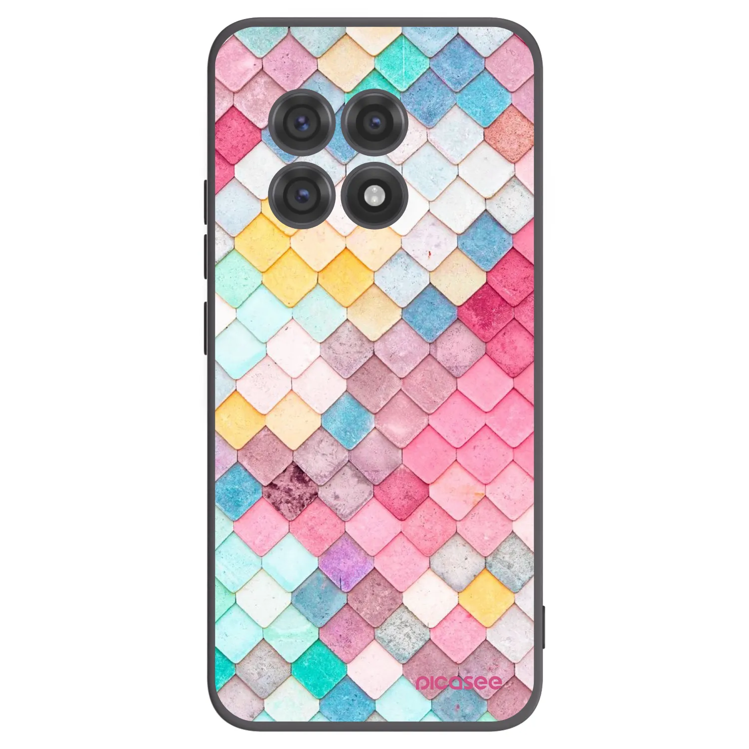 Picasee husă neagră din silicon pentru OnePlus 13R 5G - Colorful roof