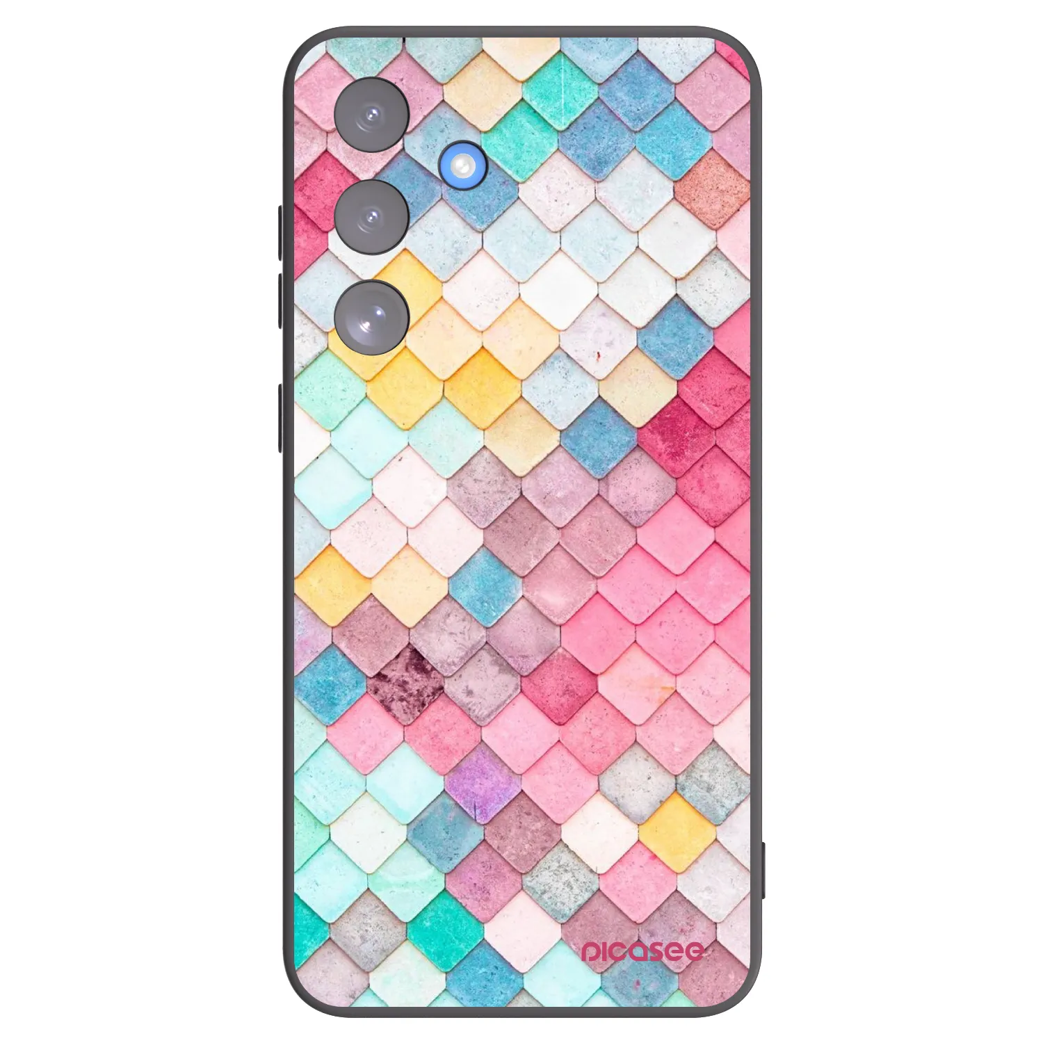 Picasee husă neagră din silicon pentru Samsung Galaxy S25 FE 5G - Colorful roof