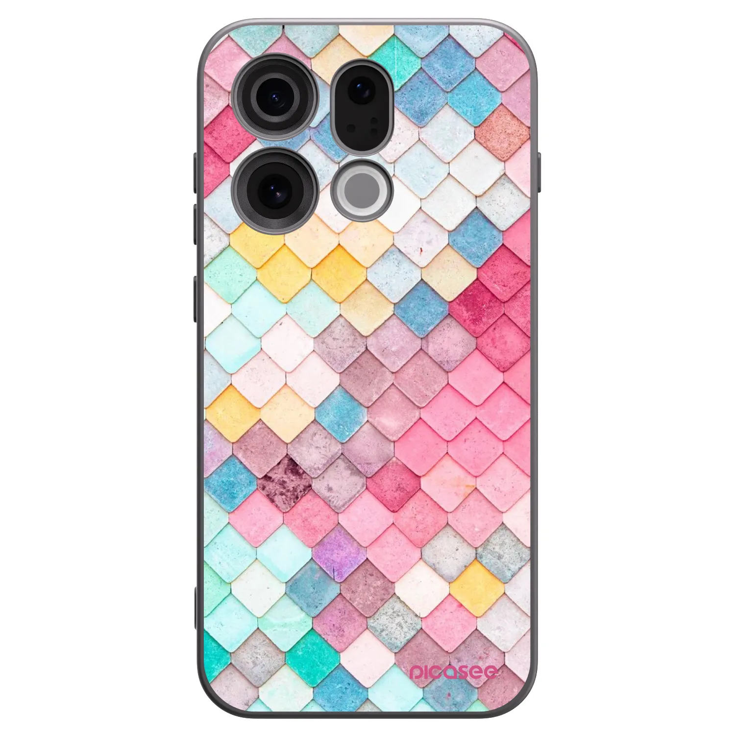 Picasee husă neagră din silicon pentru OPPO Find X9 - Colorful roof