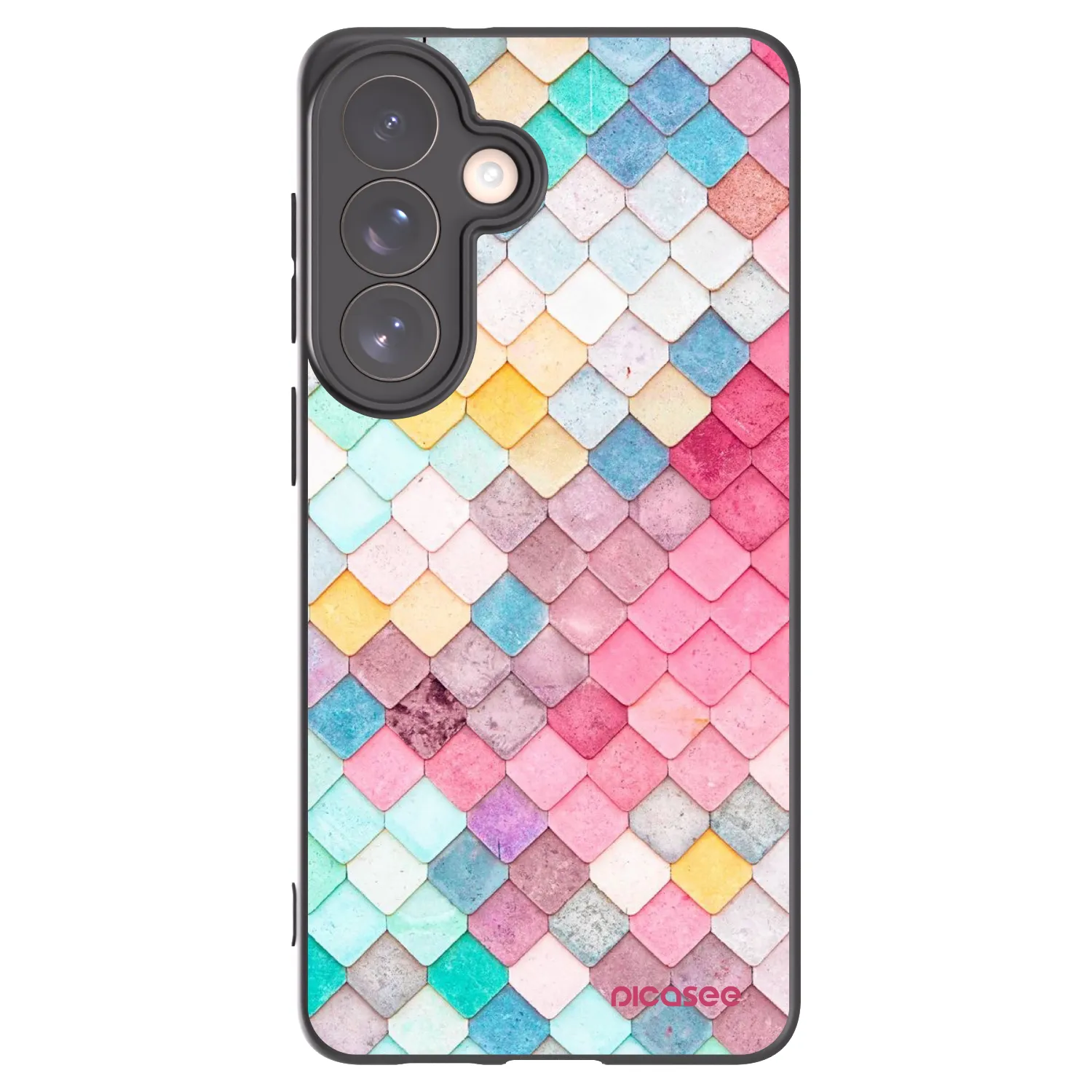 Picasee husă neagră din silicon pentru Samsung Galaxy S26+ - Colorful roof