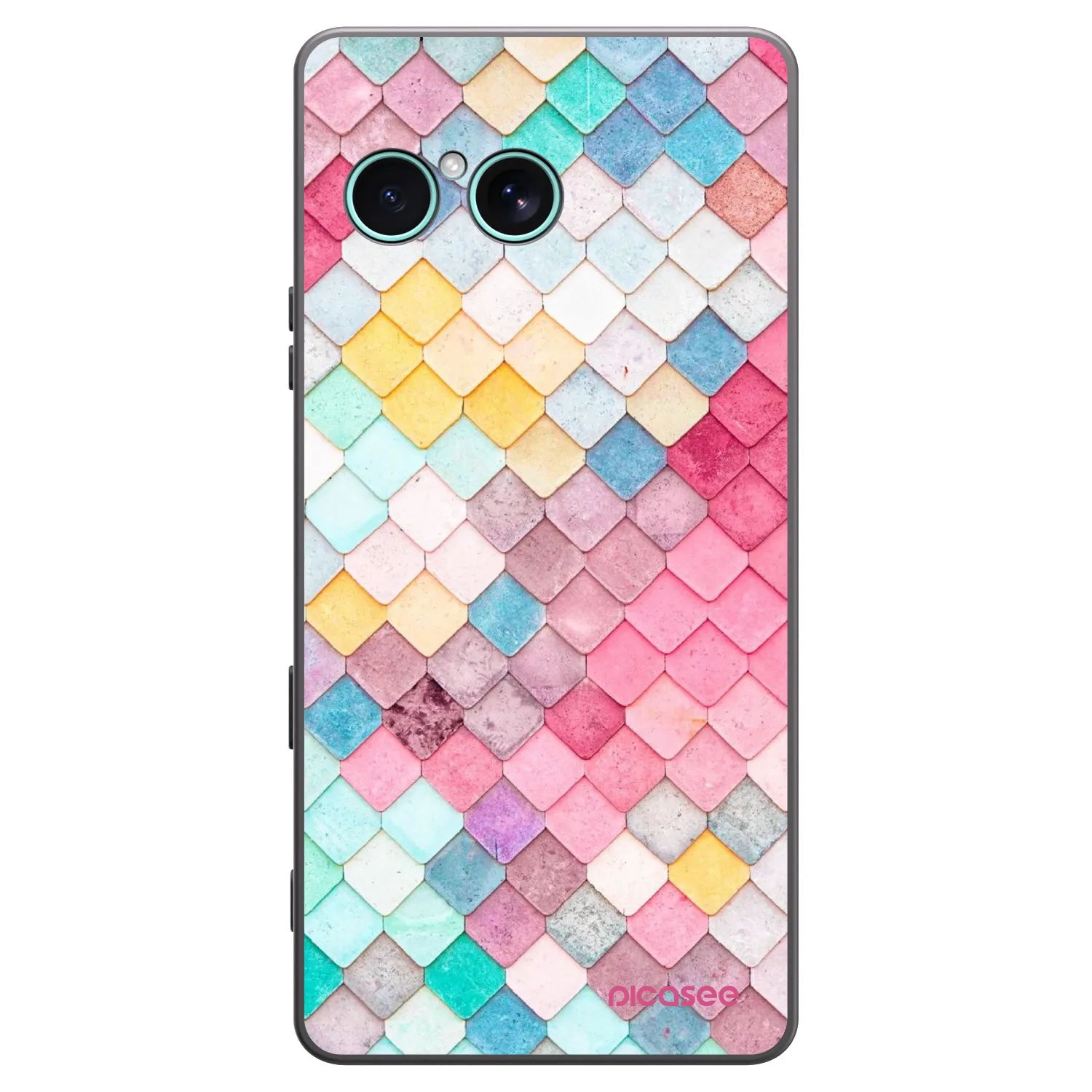Picasee husă neagră din silicon pentru Sony Xperia 10 VII - Colorful roof