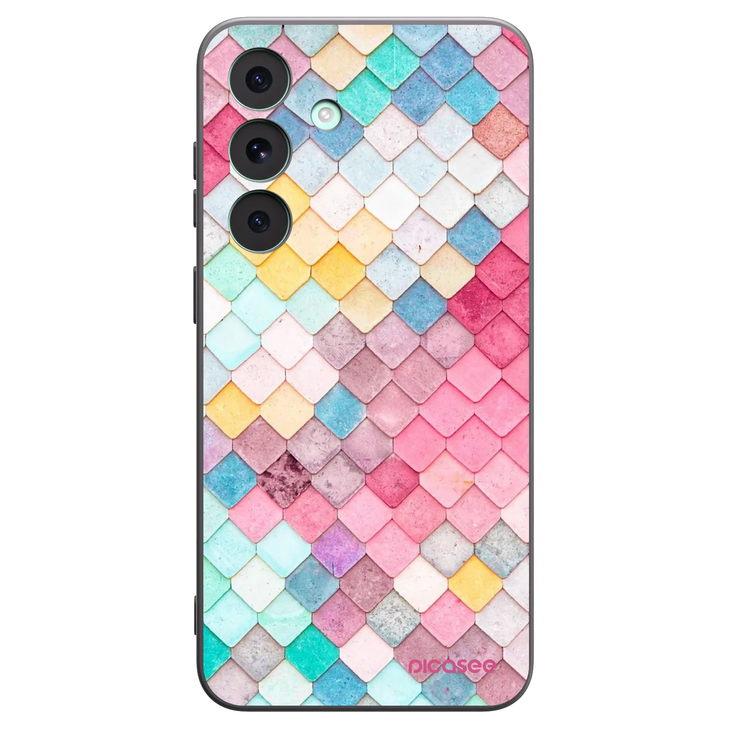 Picasee husă neagră din silicon pentru Samsung Galaxy S26 FE - Colorful roof
