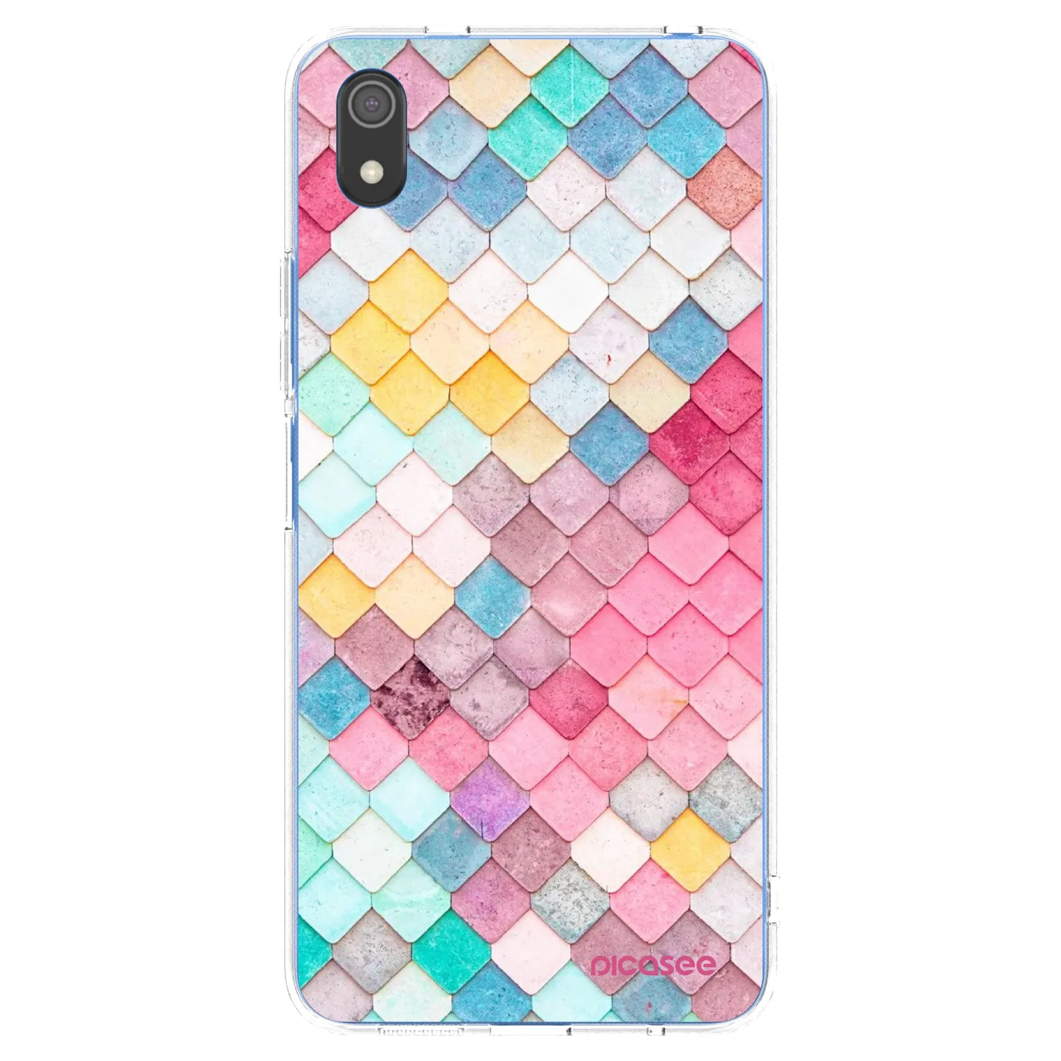 Picasee husă transparentă din silicon pentru Xiaomi Redmi 7A - Colorful roof