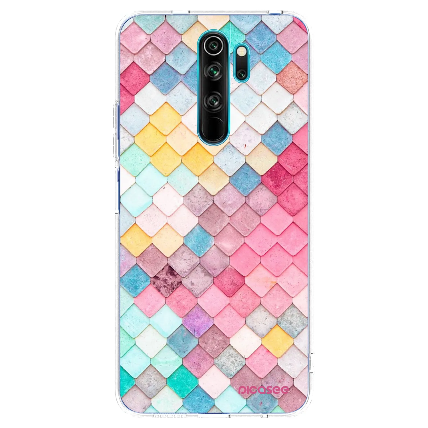 Picasee husă transparentă din silicon pentru Xiaomi Redmi Note 8 Pro - Colorful roof