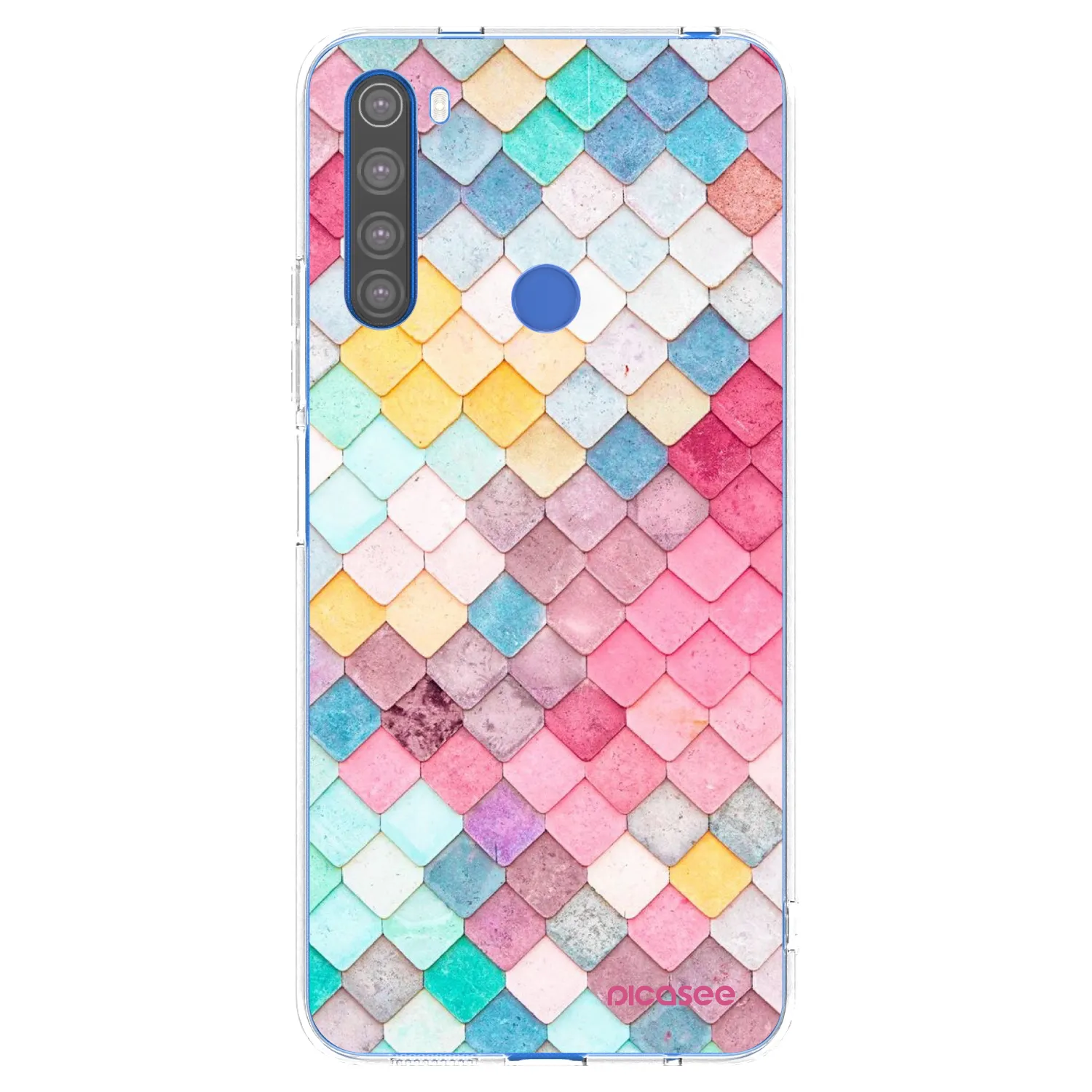 Picasee husă transparentă din silicon pentru Xiaomi Redmi Note 8T - Colorful roof