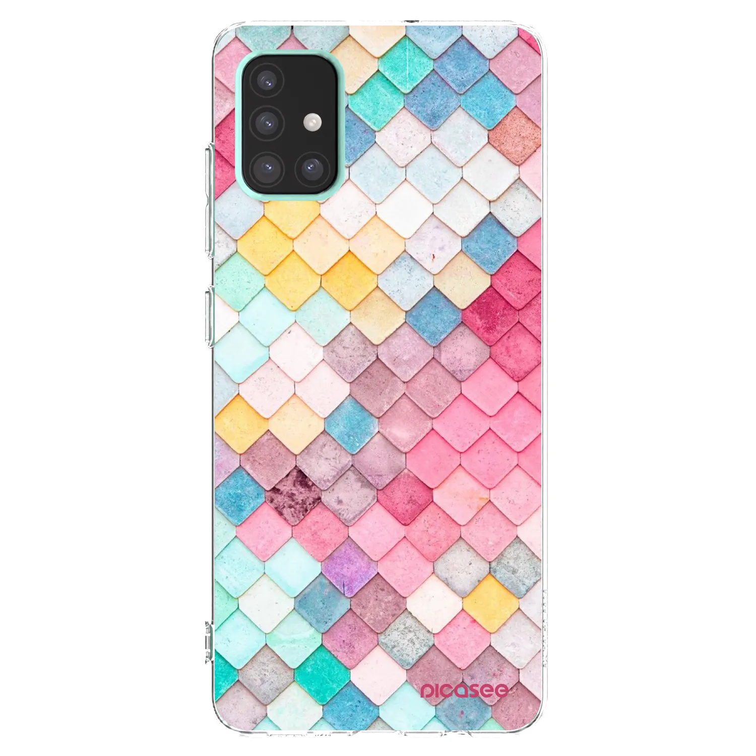 Picasee husă transparentă din silicon pentru Samsung Galaxy A51 A515F - Colorful roof