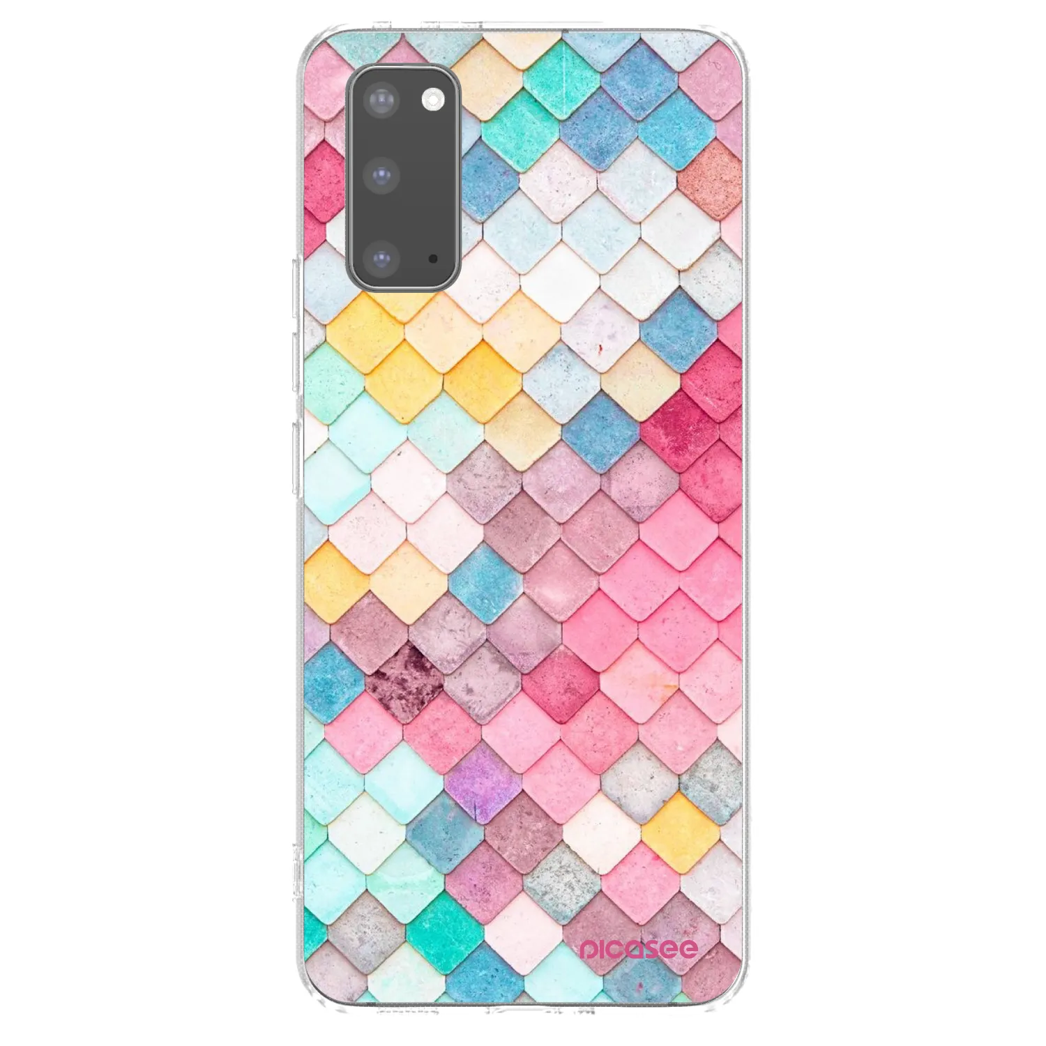 Picasee husă transparentă din silicon pentru Samsung Galaxy S20 G980F - Colorful roof