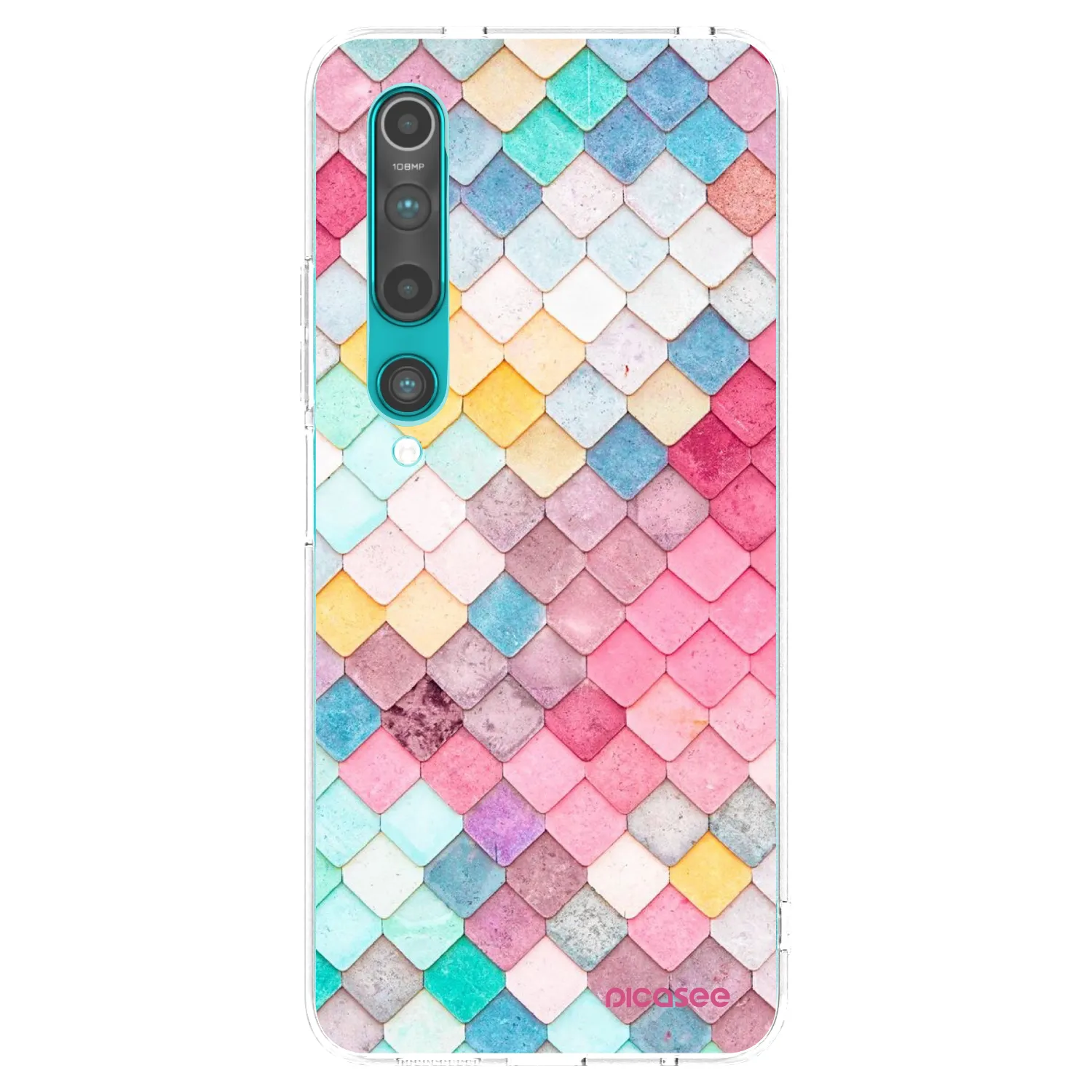 Picasee husă transparentă din silicon pentru Xiaomi Mi 10 - Colorful roof