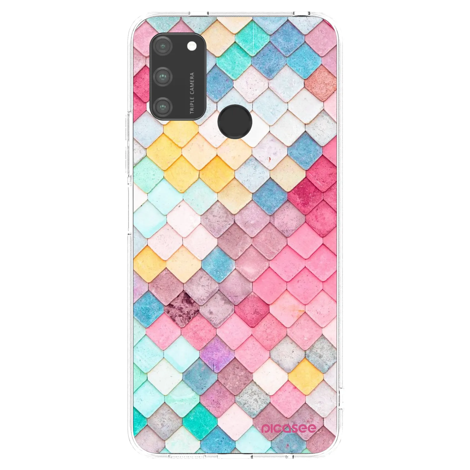 Picasee husă transparentă din silicon pentru Honor 9A - Colorful roof