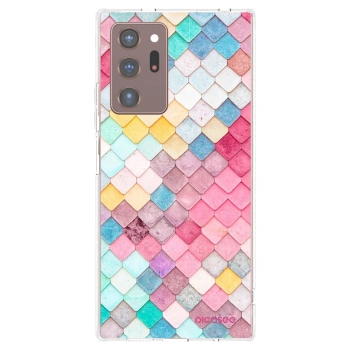 Picasee husă transparentă din silicon pentru Samsung Galaxy Note 20 Ultra - Colorful roof